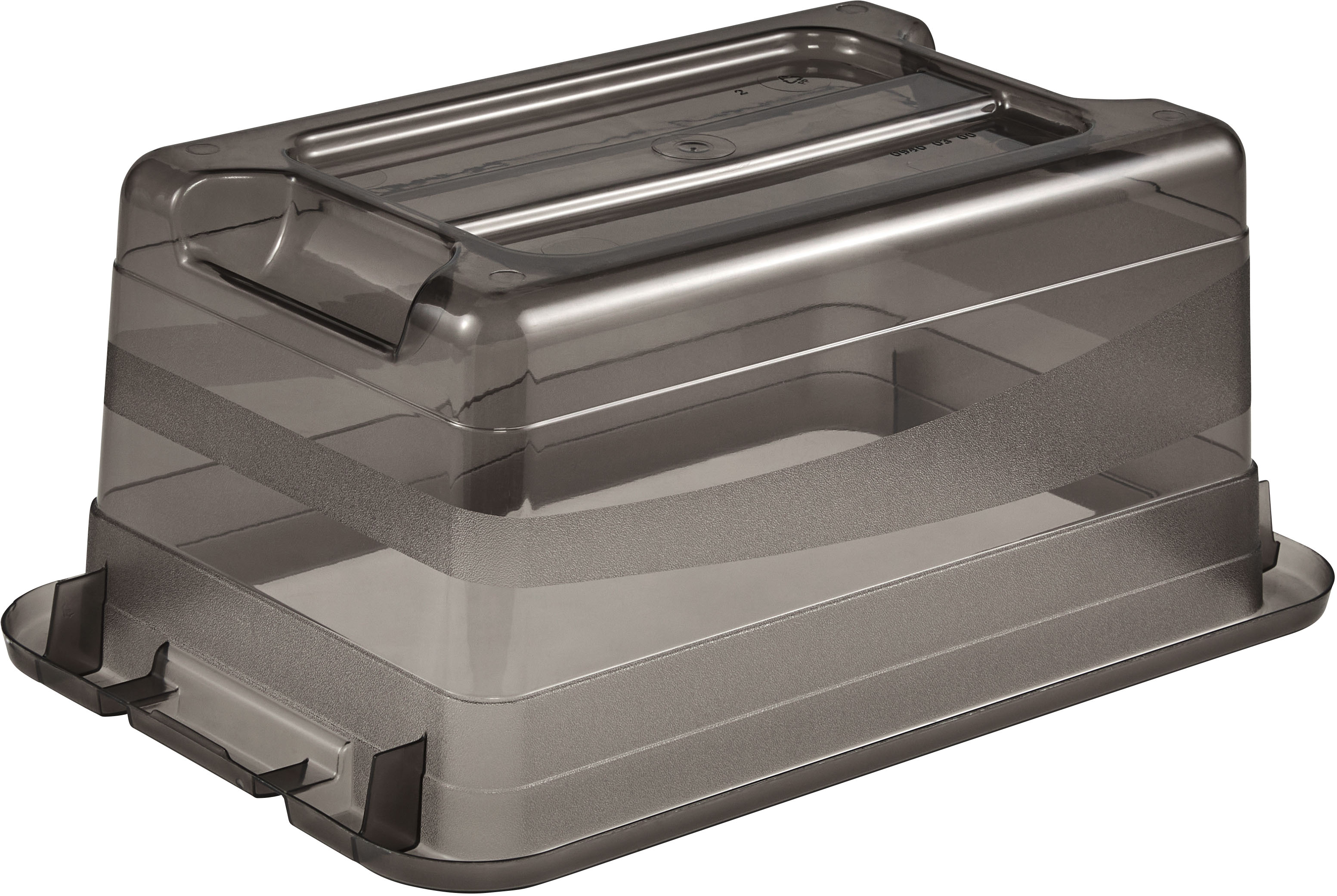 Thumbnail - keeeper Aufbewahrungsbox "Cornelia, 6er Set, 4 L, 29,5 x 19,5 x 12,5 cm" durch Clips verschließbar, Griffe am Boden