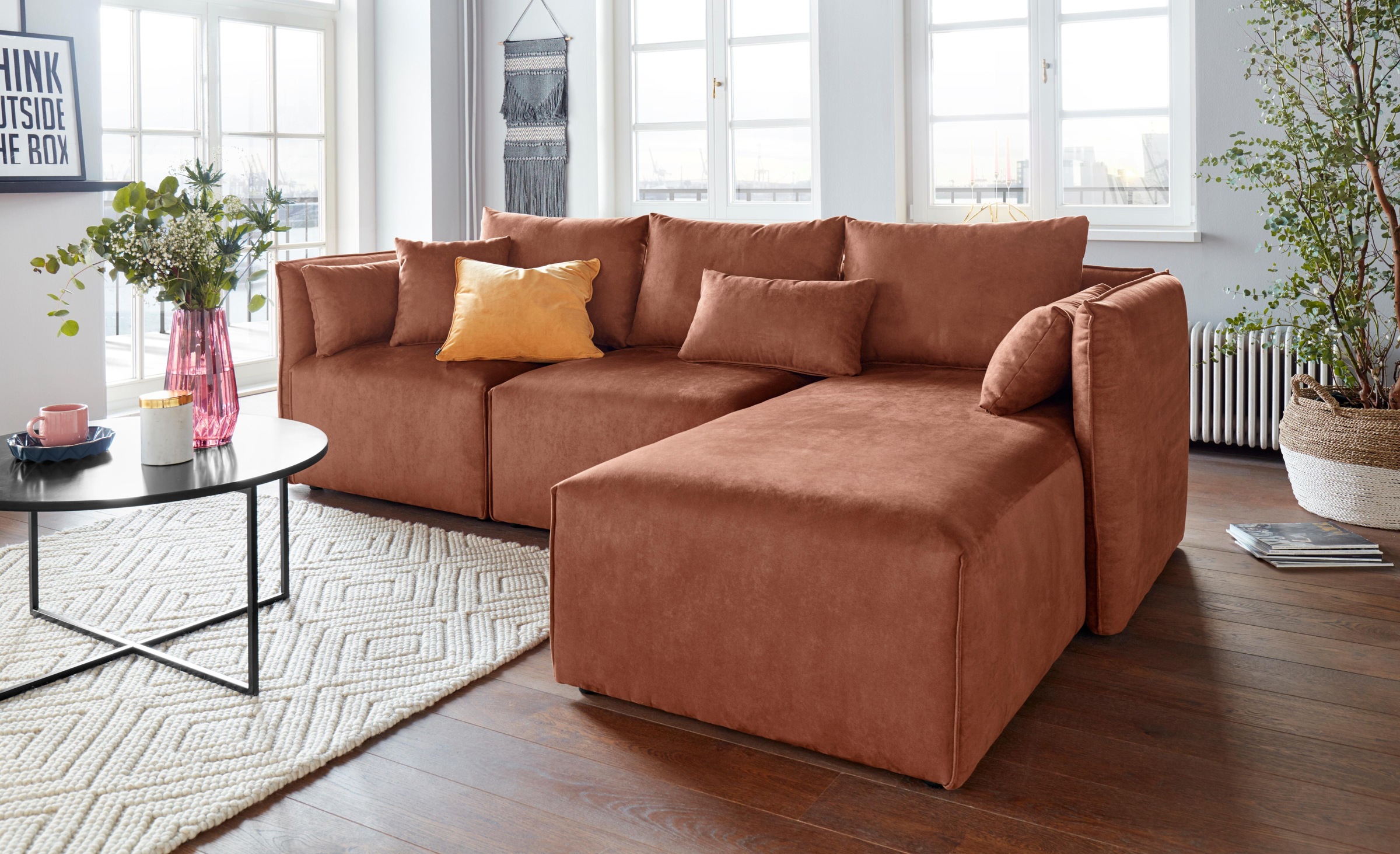 OTTO home Ecksofa "Nöre L-Form" 3 Teile, in vielen Bezugsqualitäten und Far günstig online kaufen