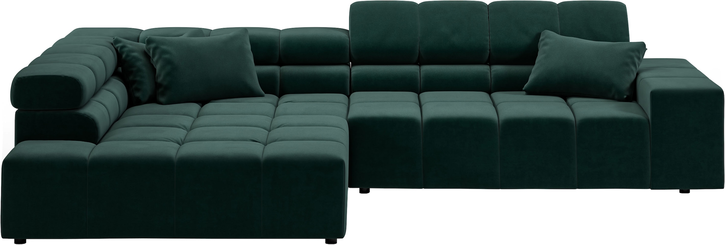 INOSIGN Ecksofa »Ancona incl. Kopfteilverstellung, OTTOs Choice, Breite 319cm, L-Form«, wahlweise motorische Sitztiefenverstellung, auch in Cord + Easy Care