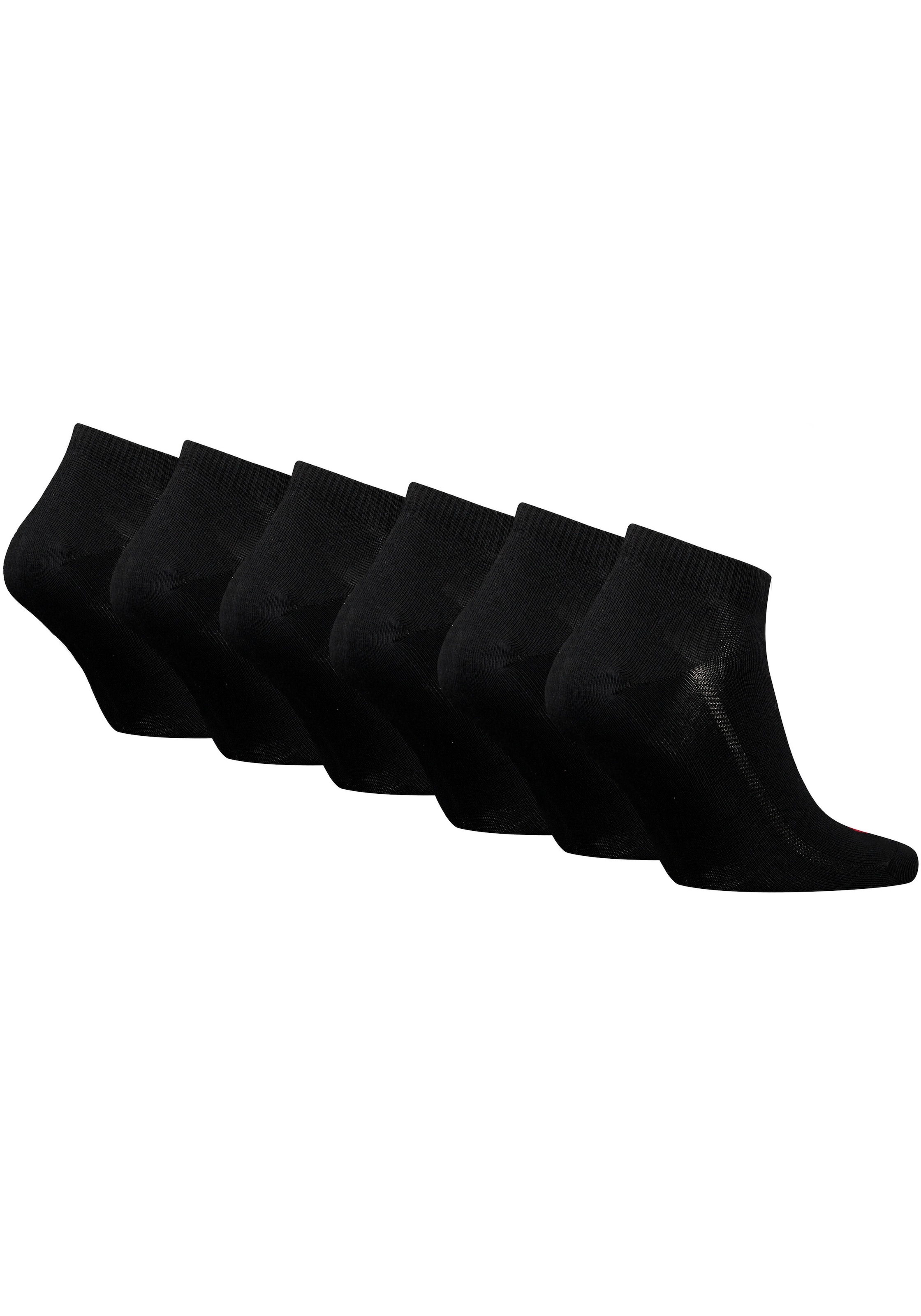 Levi's® Sneakersocken, (Packung, 6 Paar), mit breitem Logobund