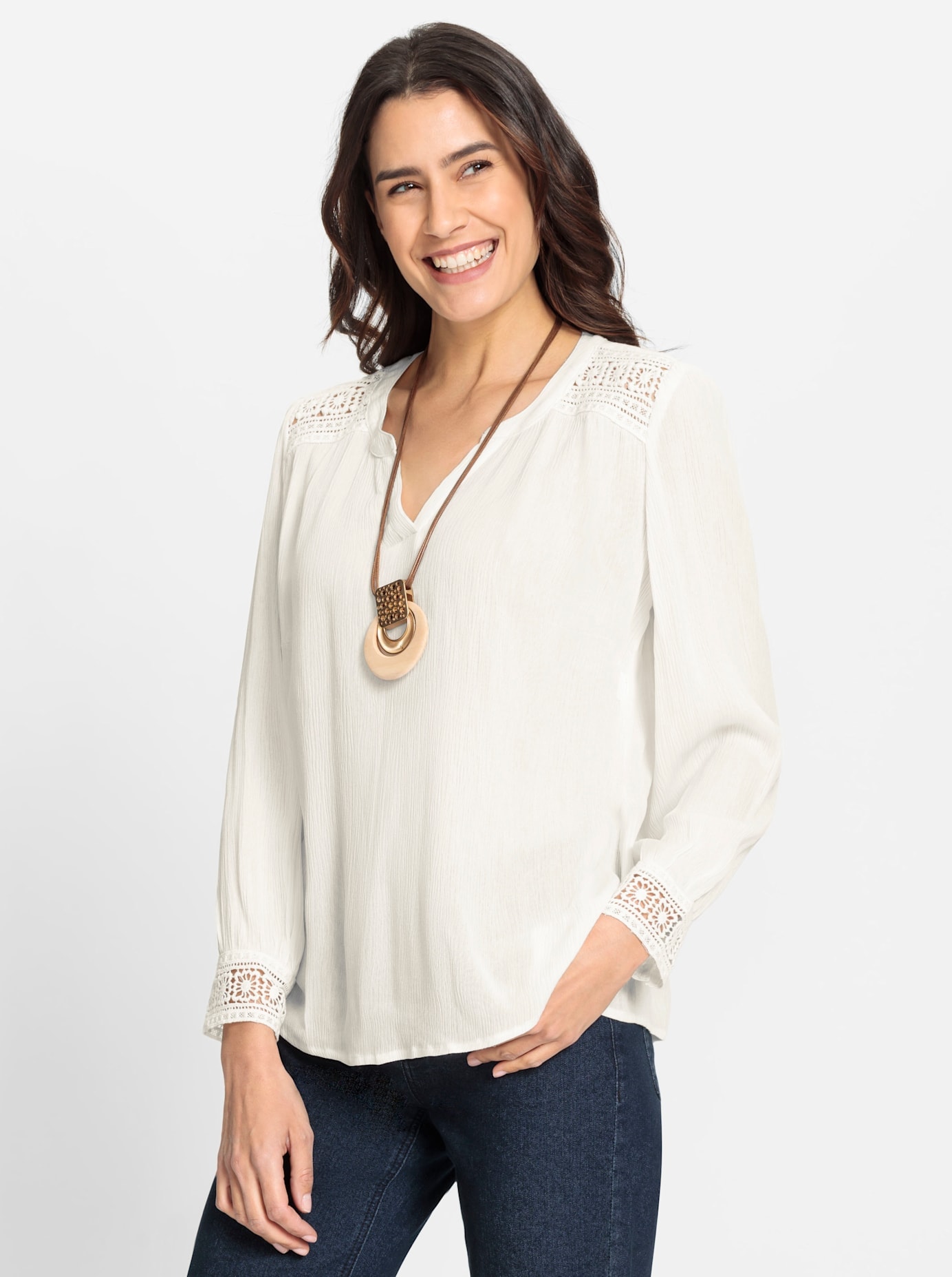Inspirationen Crinklebluse