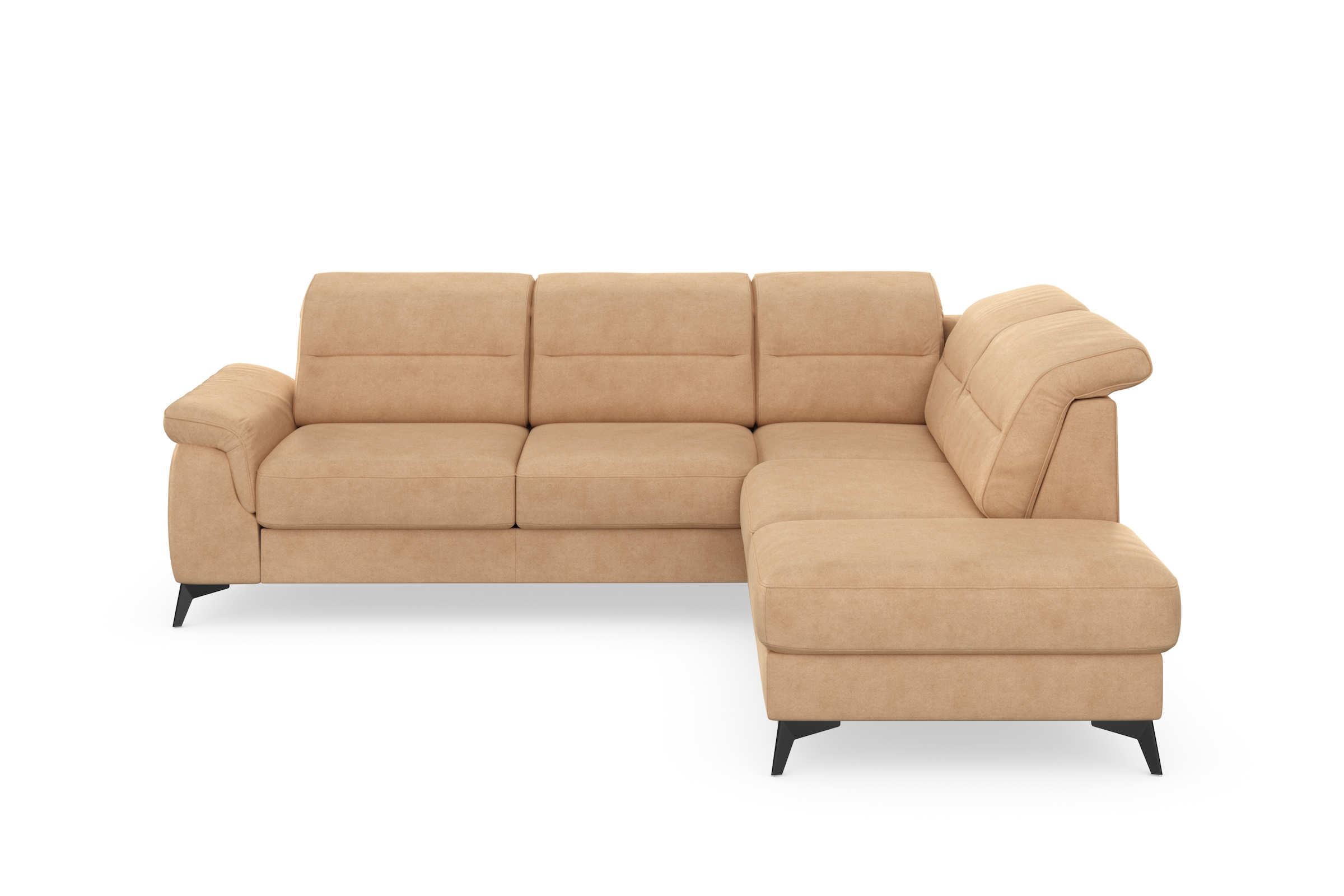 sit&more Ecksofa »Sinatra L-Form« mit Ottomane, optional mit Kopfteilverstellung und Armteilfunktion