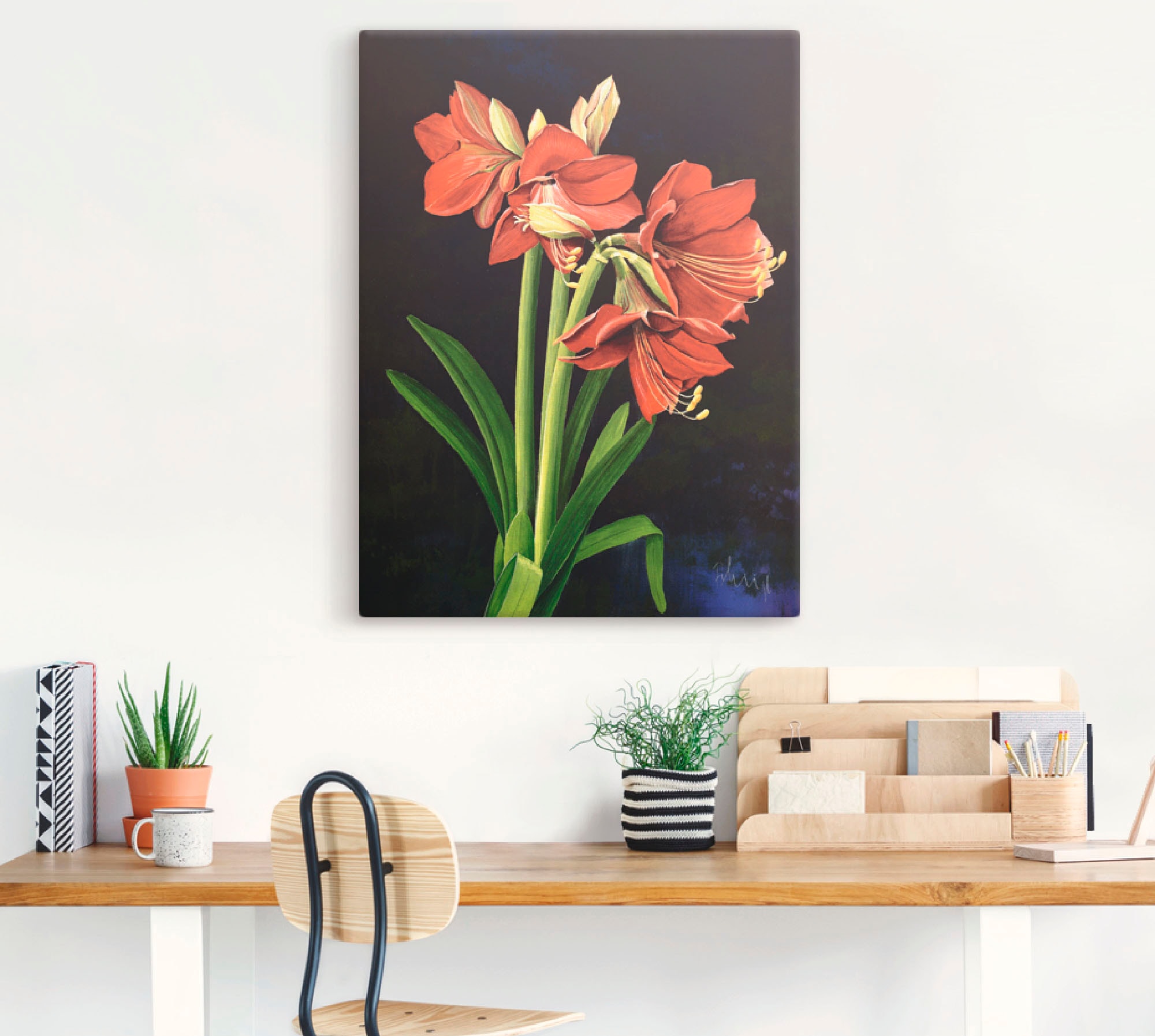Artland Wandfolie »Amaryllis«, Blumen, (1 St.), selbstklebend