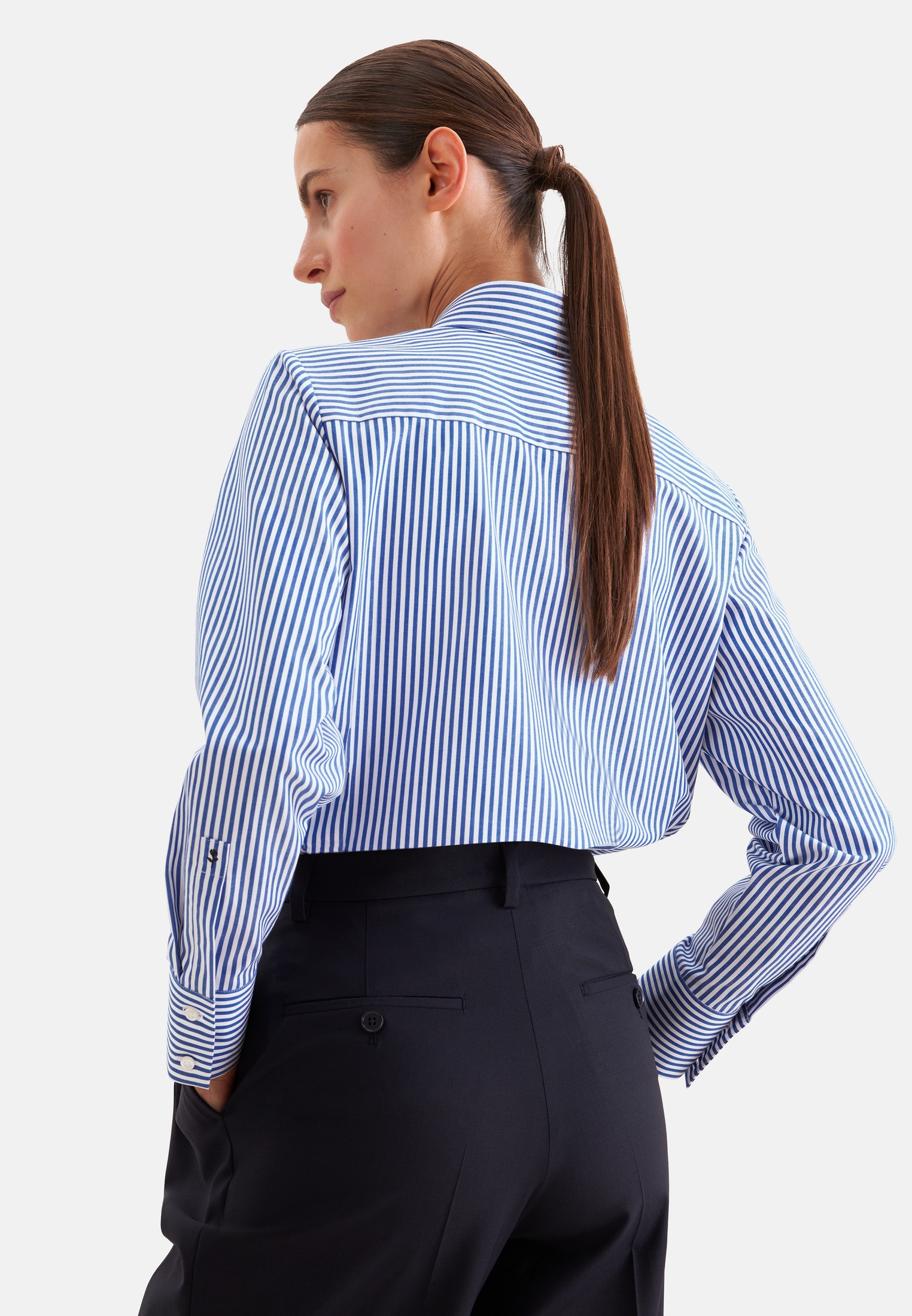 seidensticker Hemdbluse 1/1 Kragen Gestreift