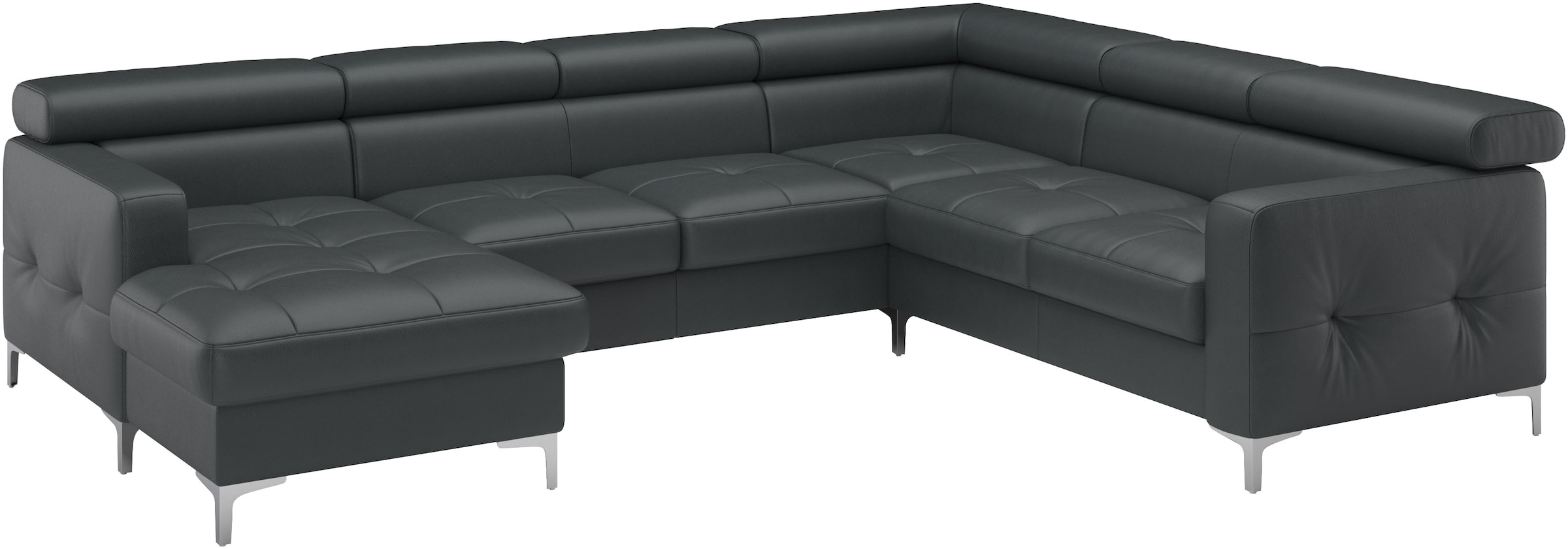 COTTA Wohnlandschaft "Sammy U-Form", mit Kopfteilverstellung, optional mit günstig online kaufen