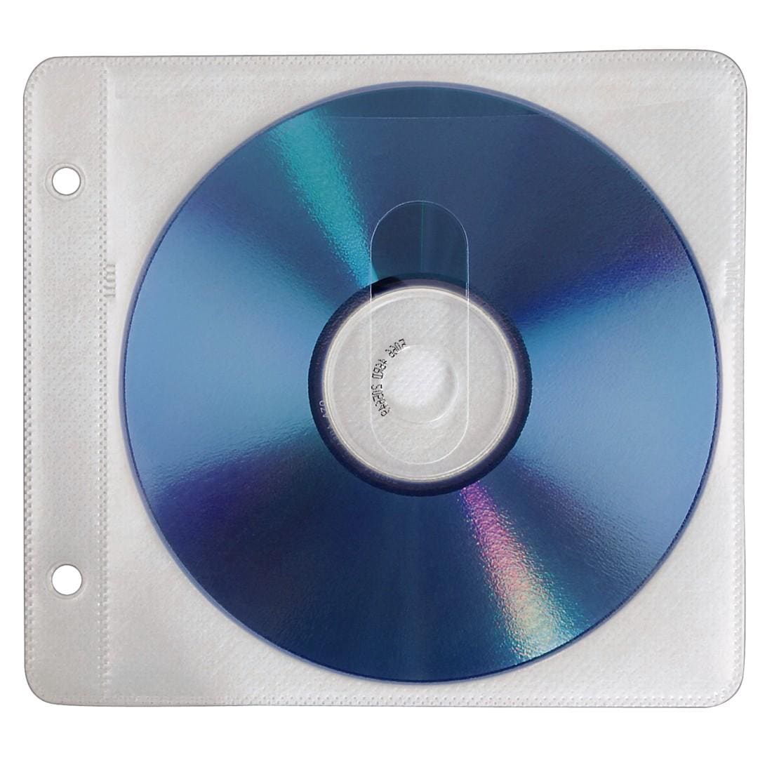 CD-Hülle »CD, DVD Ringbuch Hüllen, 50er Pack, Weiß, Schutzcase zum Einheften«