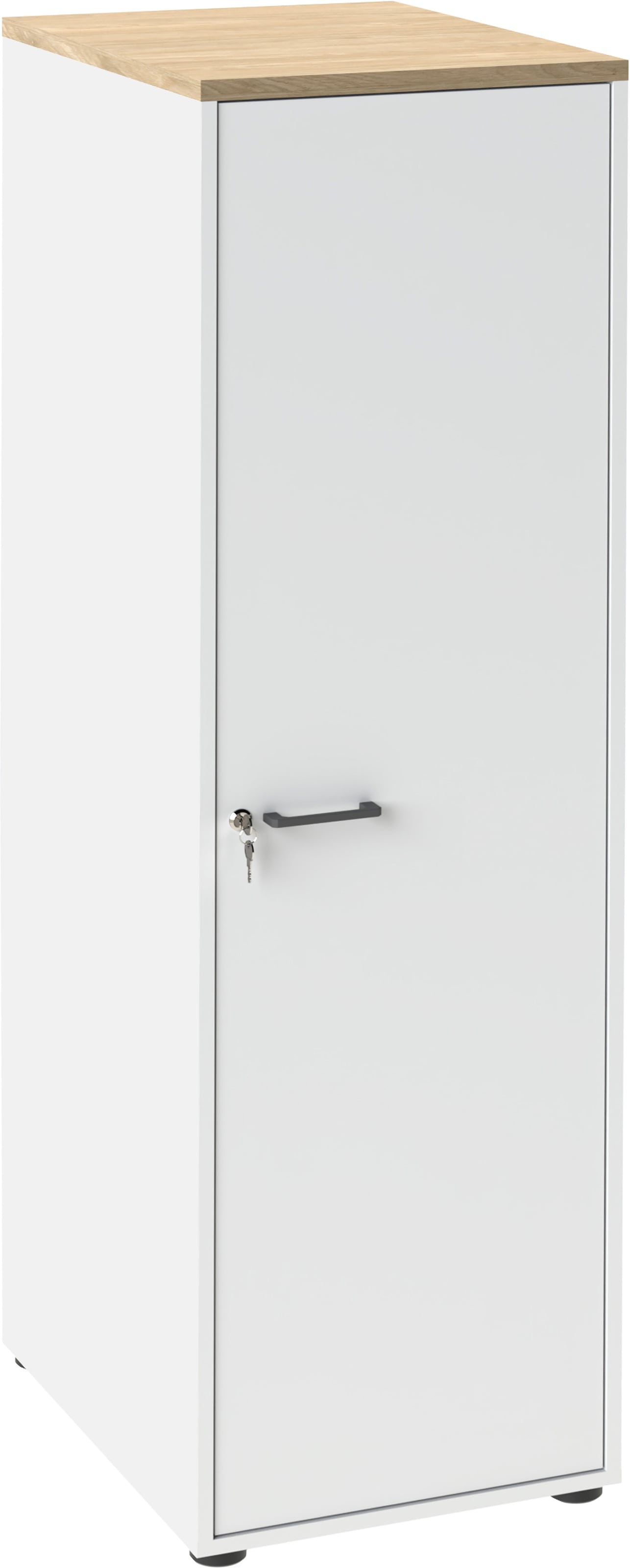 Schildmeyer Hochschrank "Solea, mit einer abschließbaren Tür, Breite 45 cm, Made in Germany" 1 Stk. tlg. Abschließbare Türen inkl. Anschlagdämpfer, Made in Germany