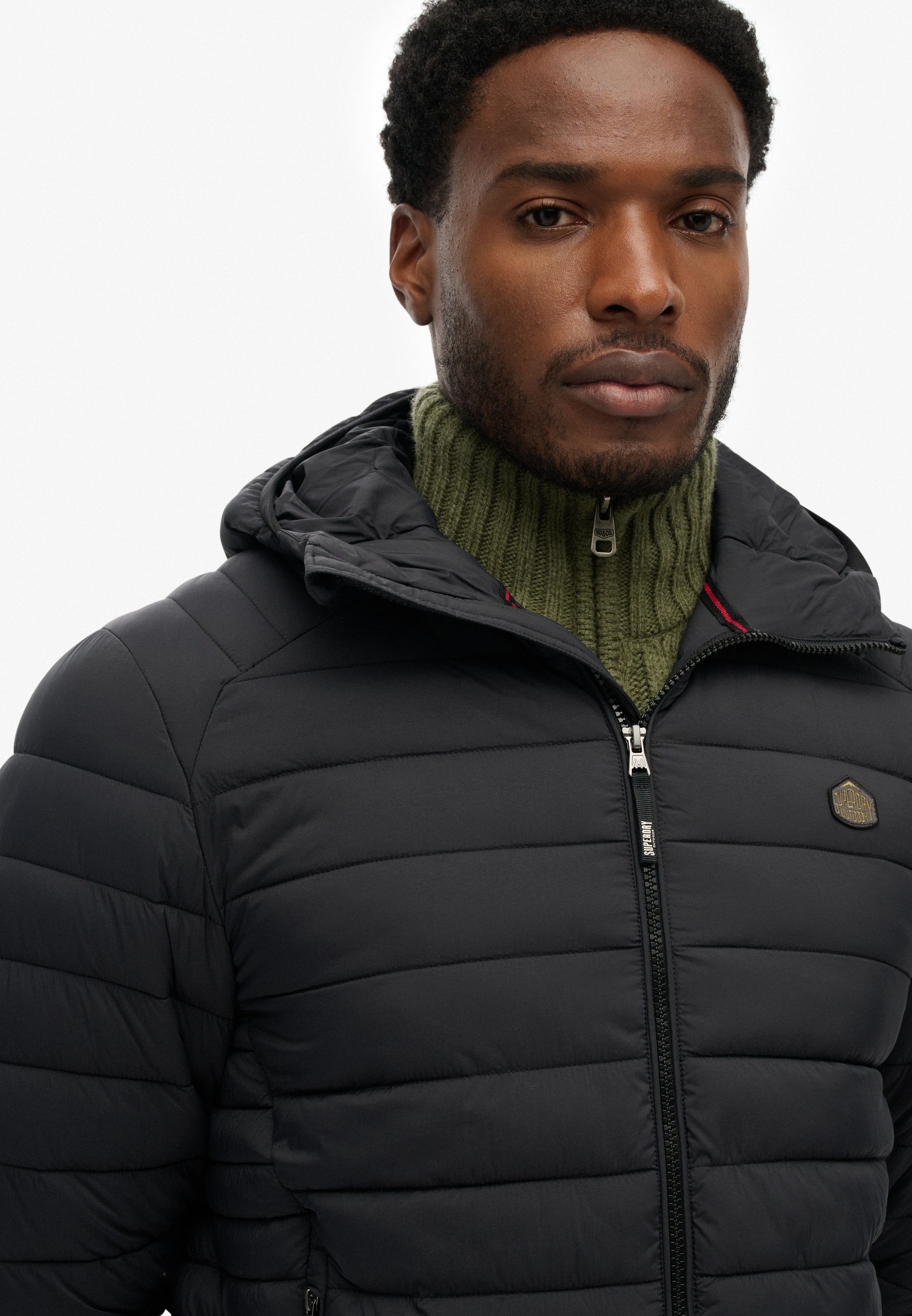 Superdry Hooded Fuji Lite Jacket Black 2XL 3