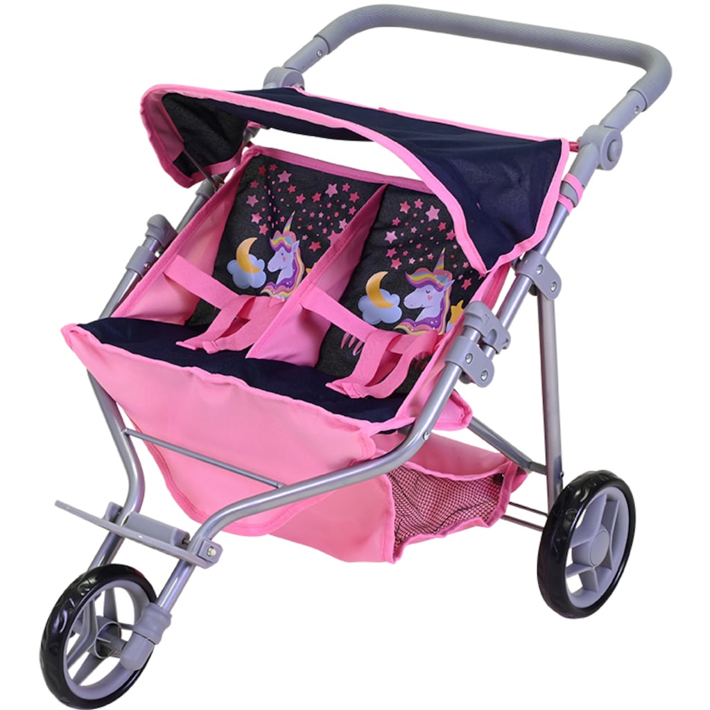 Knorrtoys® Puppen-Zwillingsbuggy »Duo - Magic Unicorn«