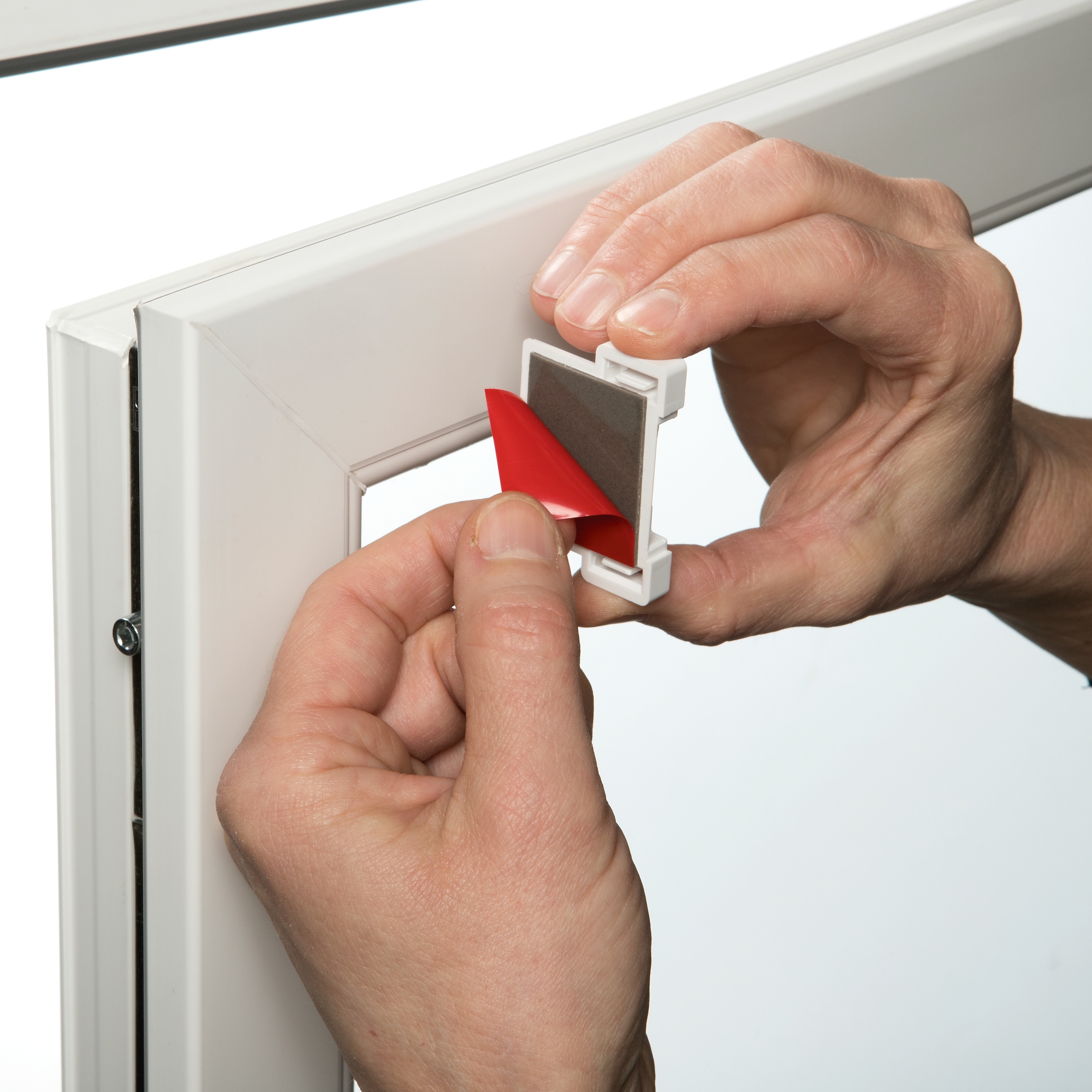 GARDINIA Klebe-/Klemmset »EASYFIX EF-1«, (1 St.), für Fenster mit Gummidichtung