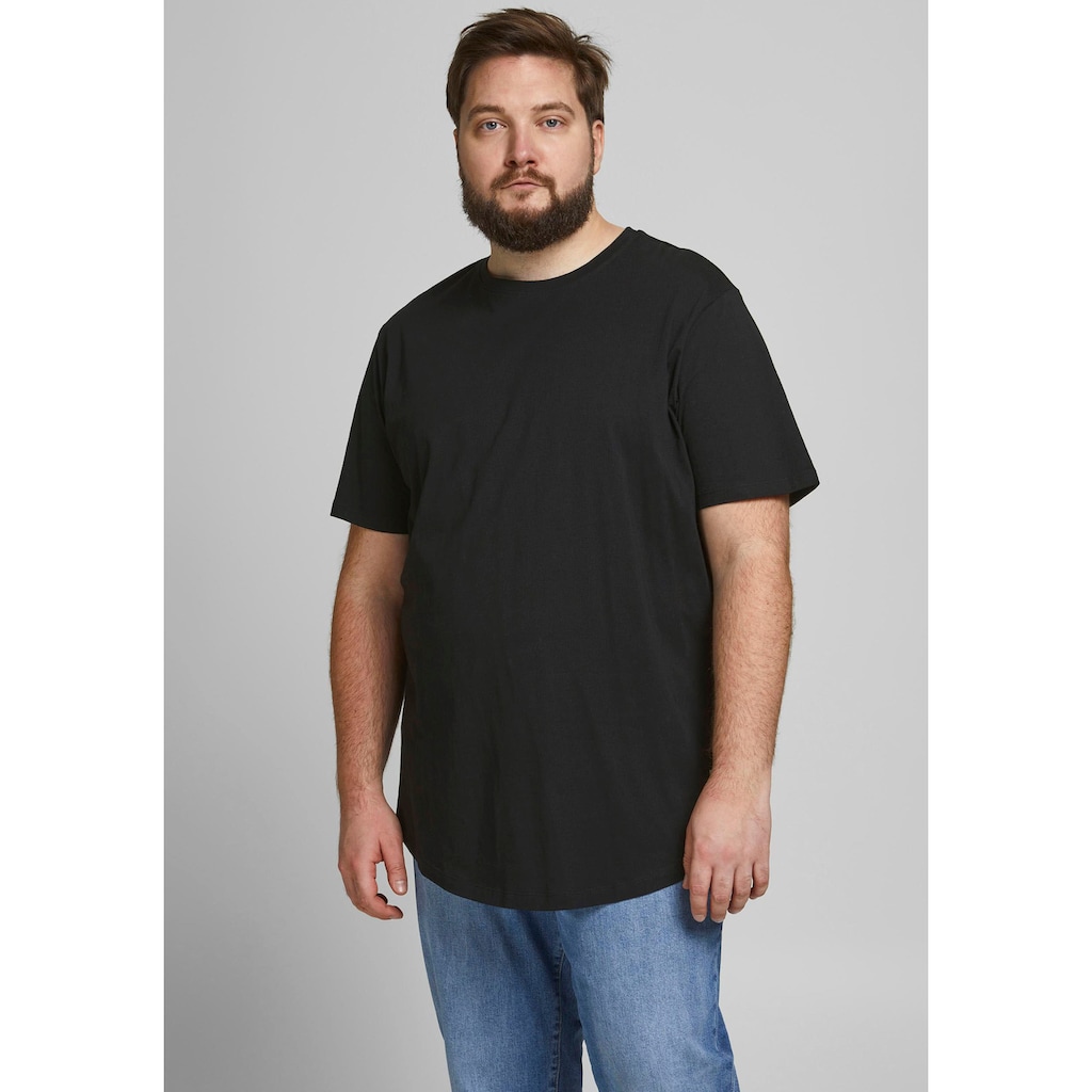 Jack & Jones PlusSize T-Shirt »NOA TEE«, mit abgerundetem Saum, bis Größe 6XL