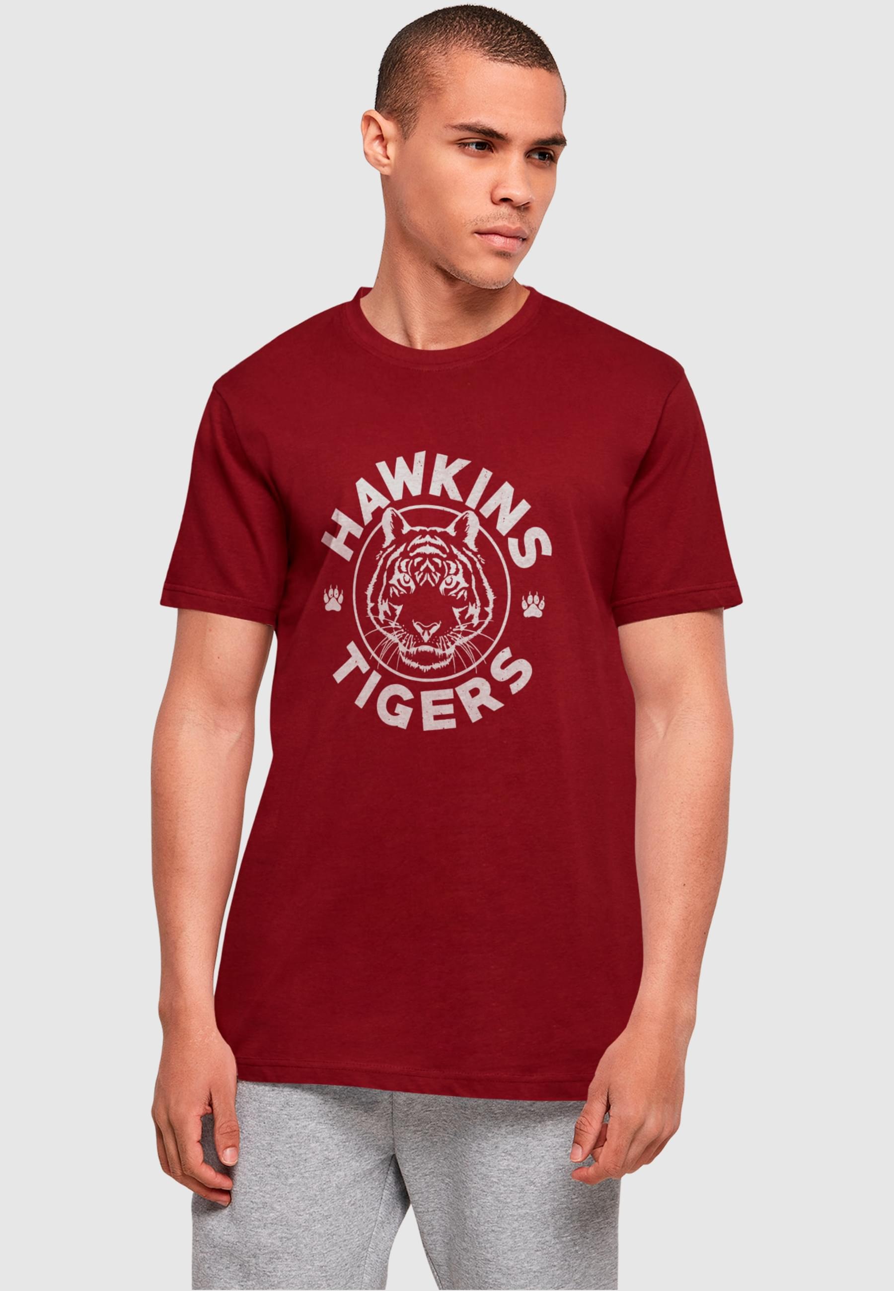 ABSOLUTE CULT T-Shirt »ABSOLUTE CULT Herren Stranger Things - Hawkins Tiger T-Shirt«, (1 tlg.)
