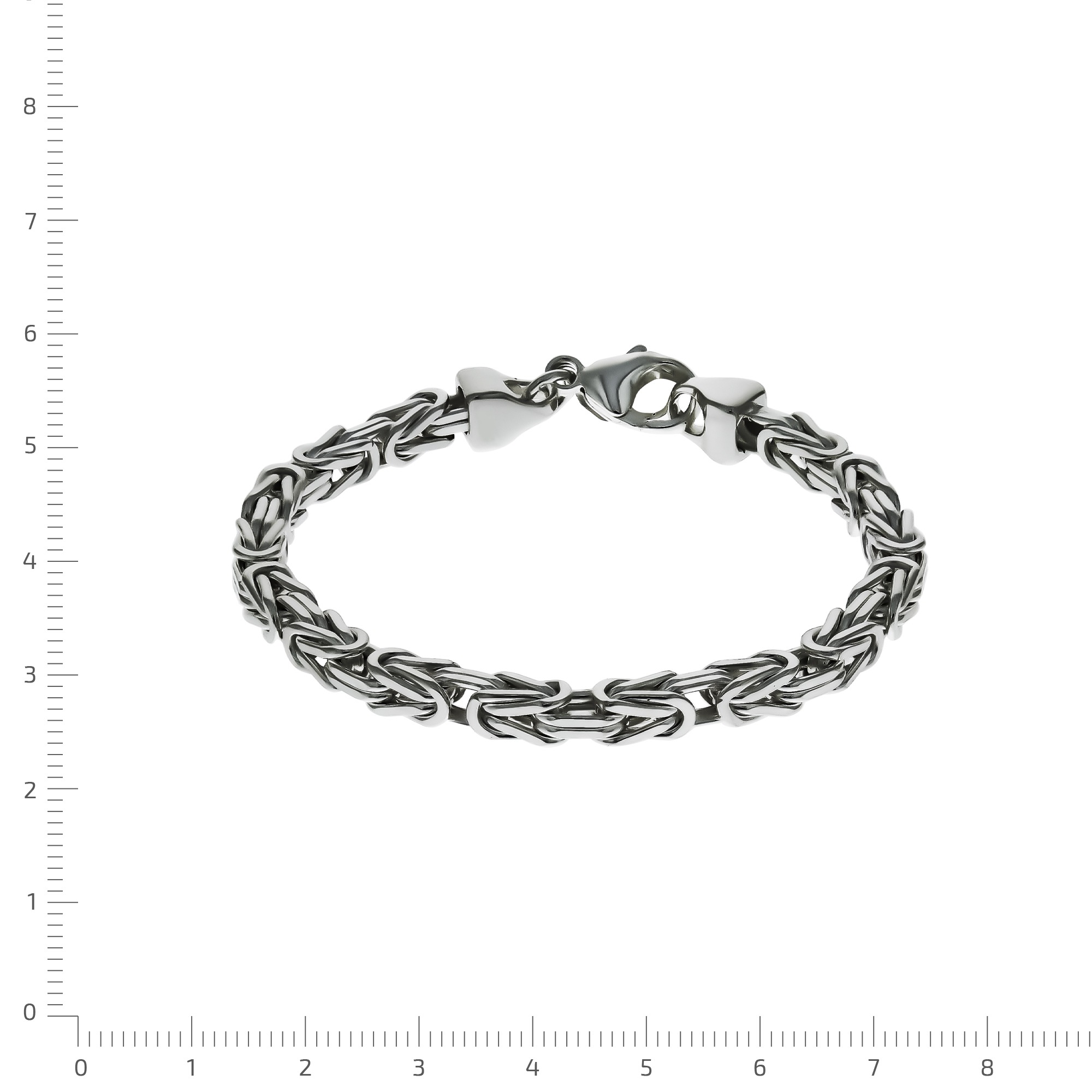 Zeeme Armband »Silber 925 poliert Königskette 5mm breit«