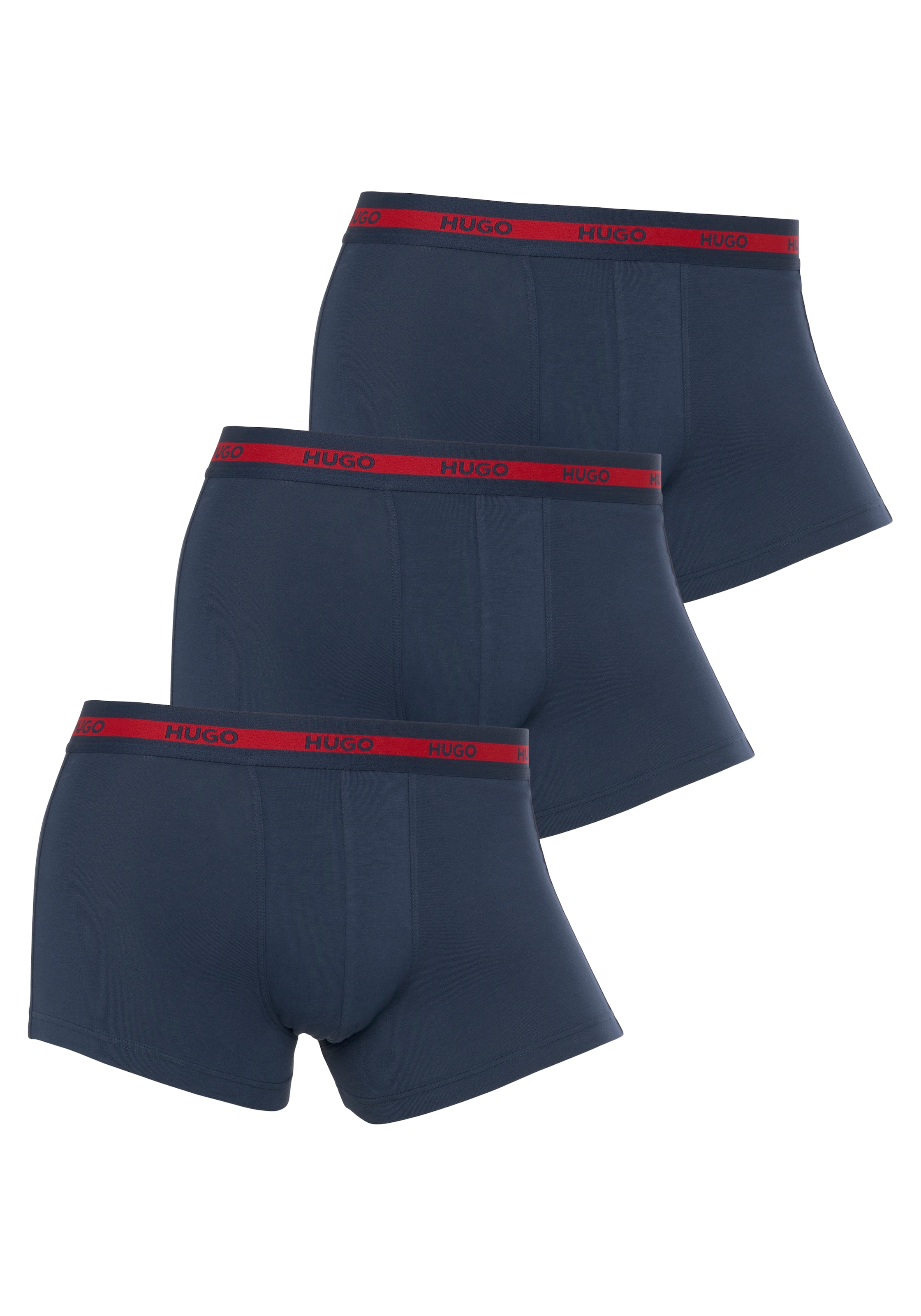 HUGO Underwear Trunk "TRIPLET" Packung, Im Dreierpack, 3 Stk. mit Logoschri günstig online kaufen