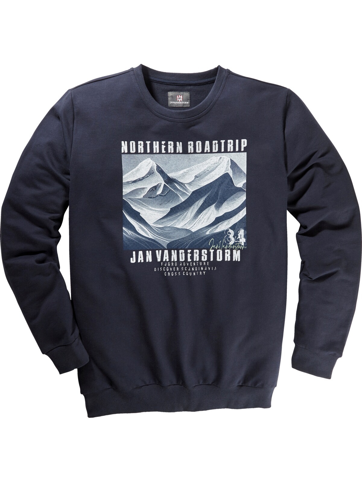 Jan Vanderstorm Sweatshirt »Doppelpack Sweatshirt HOLDGER«, (2 tlg.), mit elastischem Saumbund