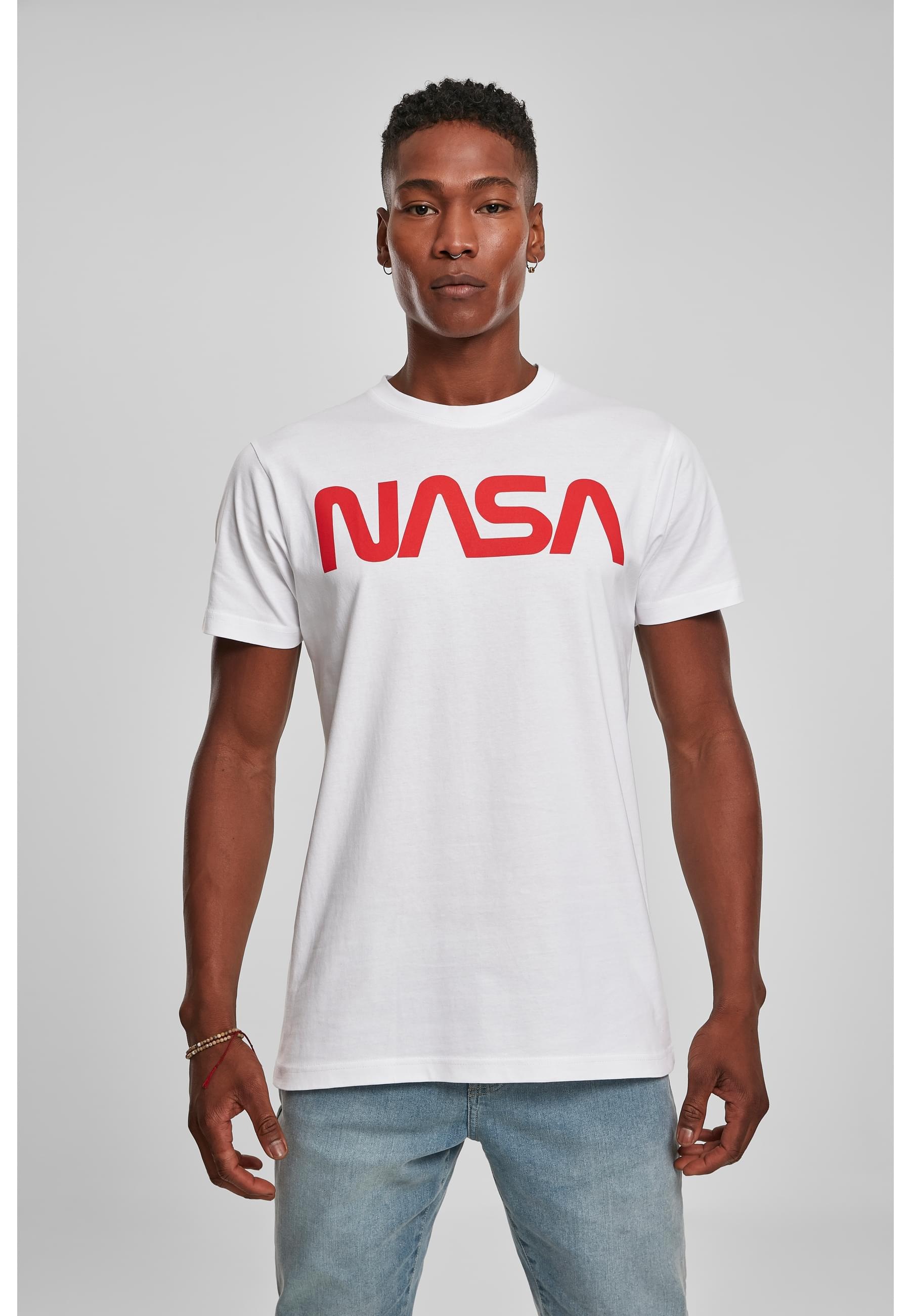 MisterTee T-Shirt »MisterTee Herren NASA Worm Tee«, (1 tlg.)