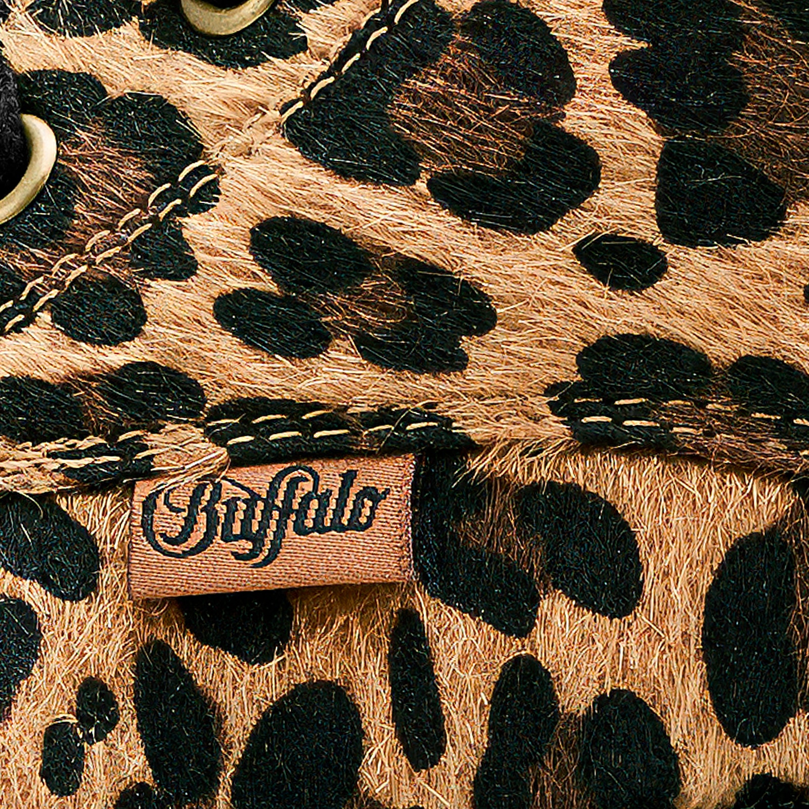 Buffalo Schnürboots »ASPEN«  Schnürstiefelette, Plateauboots in trendiger Leo-Optik