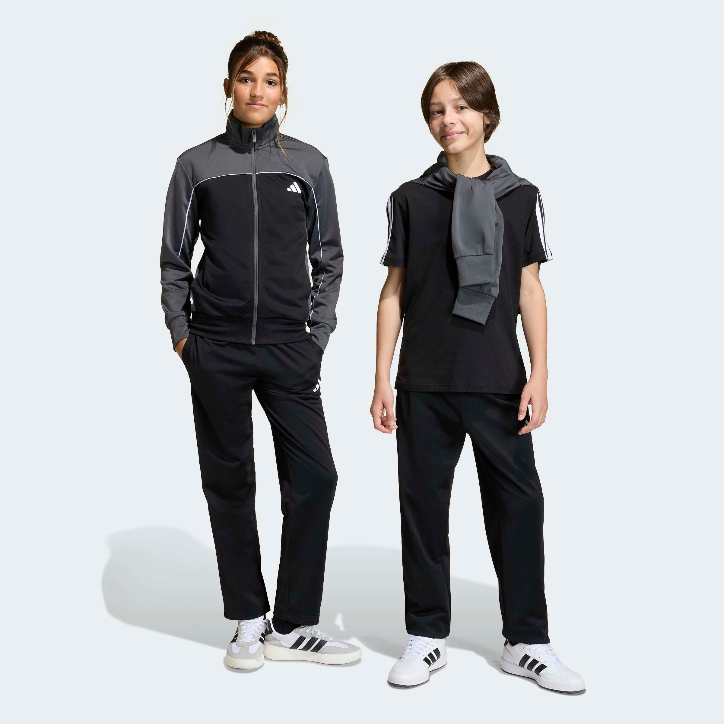 adidas Sportswear Trainingsanzug "J CP TR TS" 2 für Kinder und Teens, zweiteiliges Set, mit Stehkragen