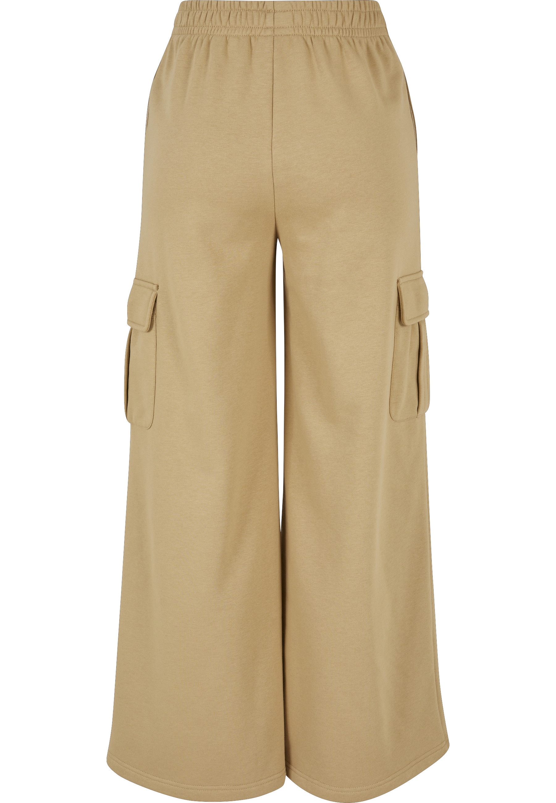 URBAN CLASSICS Cargohose »Urban Classics Damen Ladies Highwaist Wide Leg Cargo Terry Pants«