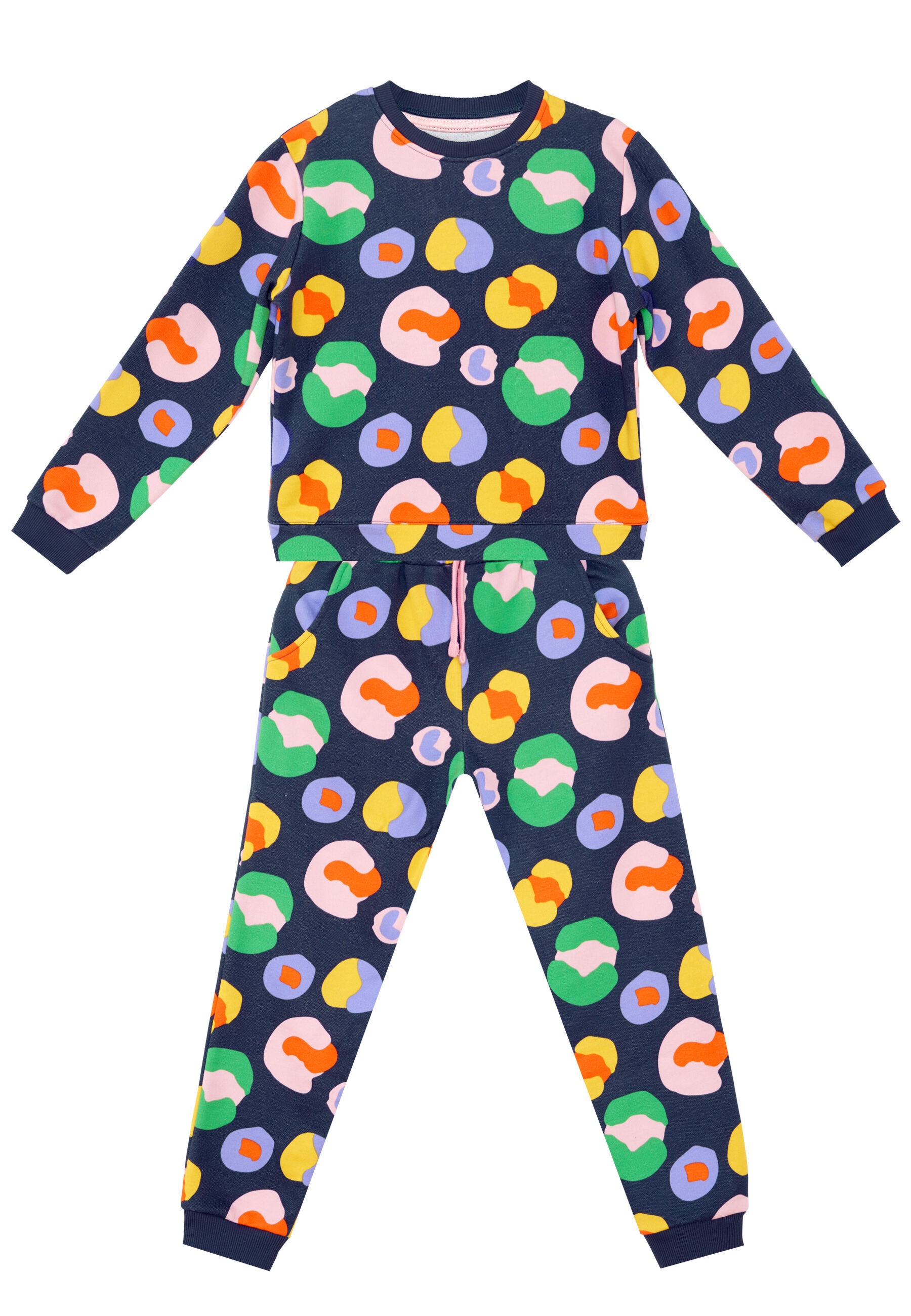 Denokids Hausanzug »Flower«, (2 tlg.), mit Blumenmuster