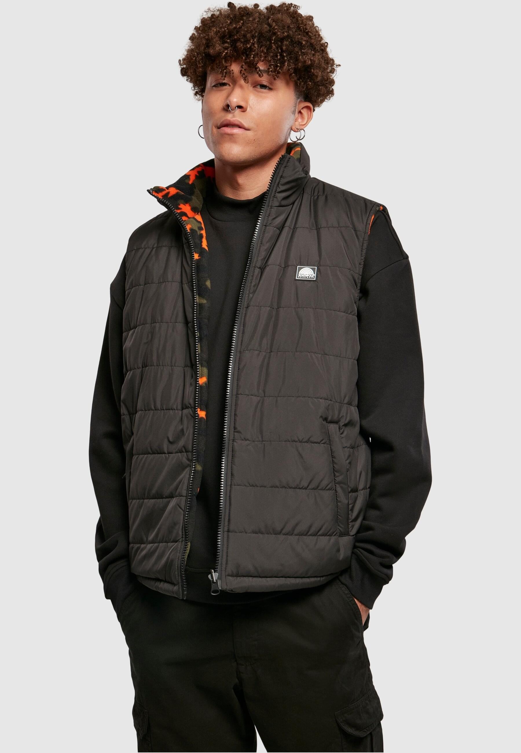 Southpole Jerseyweste »Southpole Herren Southpole Reversible Bubble Vest«, (1 tlg.)