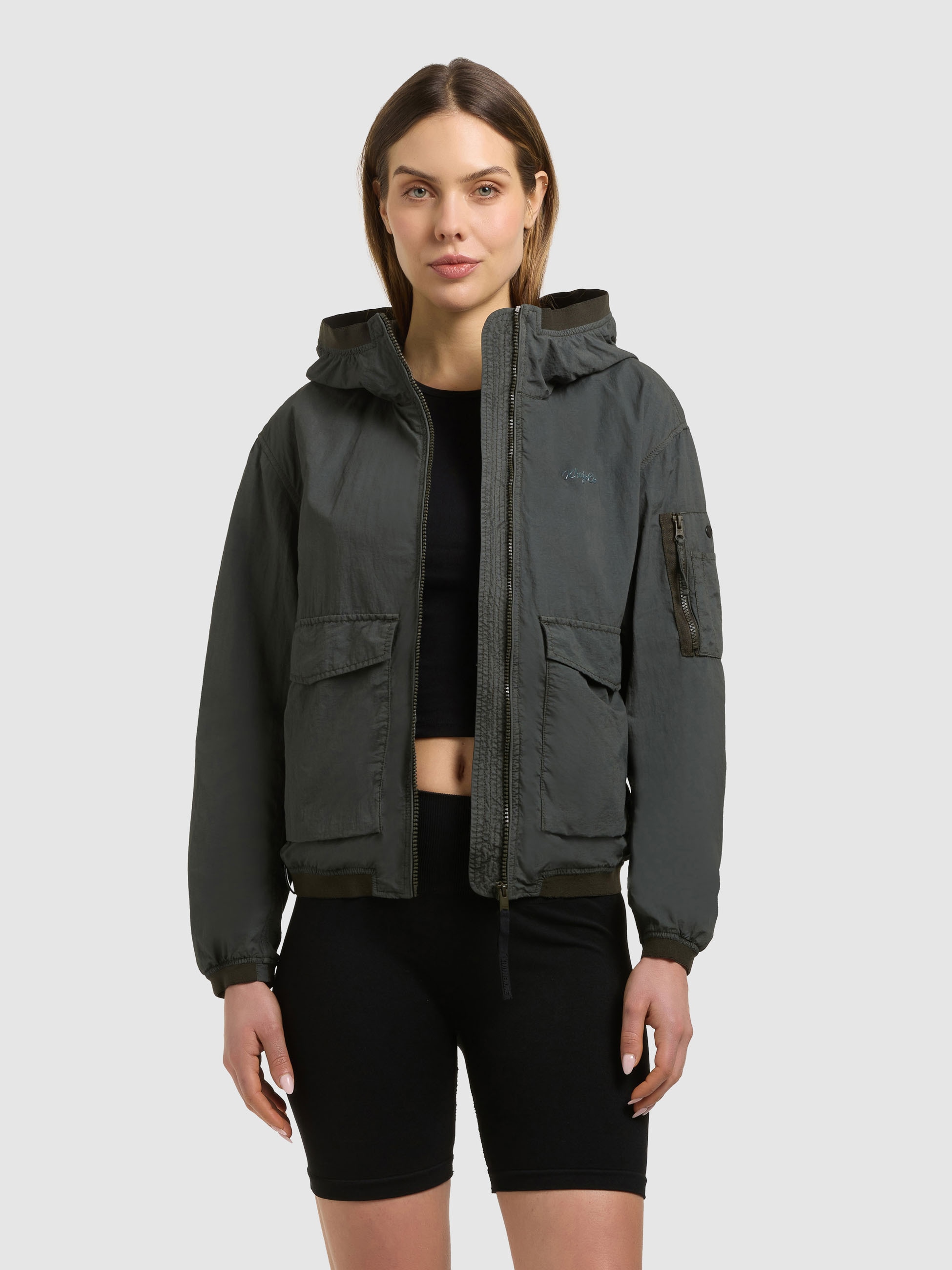 khujo Blouson "VONA" mit Kapuze günstig online kaufen