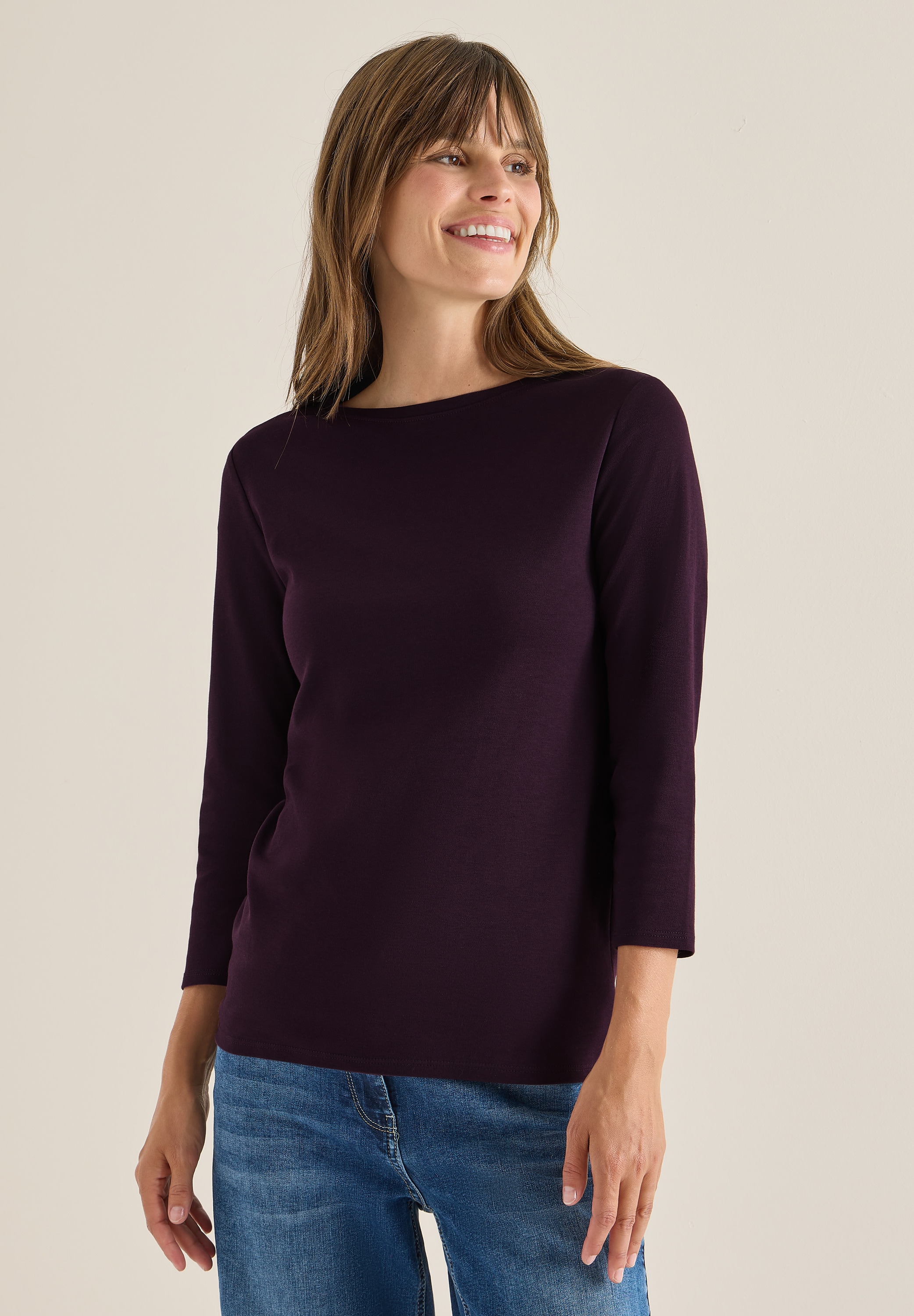 Cecil 3/4-Arm-Shirt, mit 3/4 Ärmeln günstig online kaufen