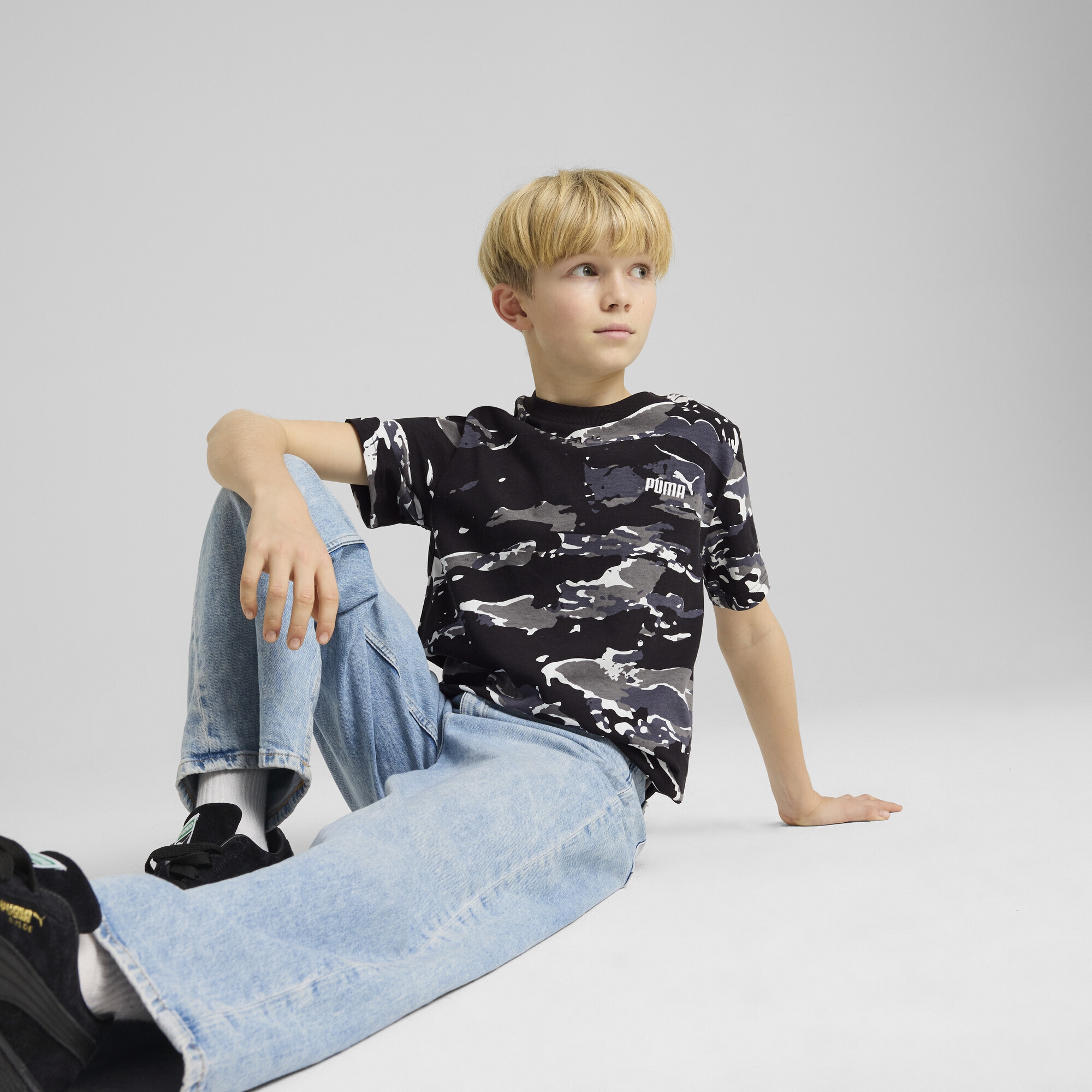 PUMA T-Shirt »Essentials Camo T-Shirt Jungen«
