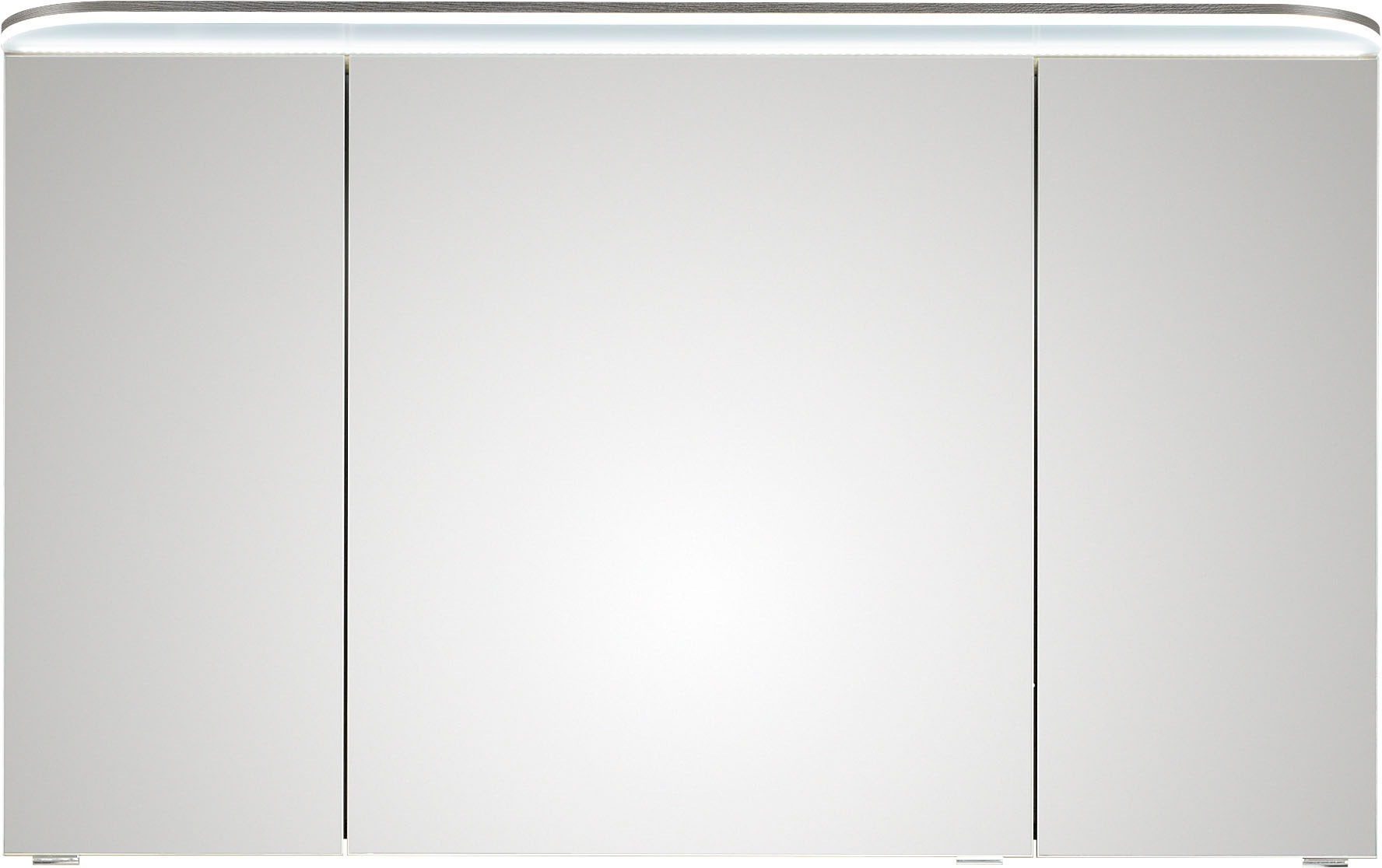 Saphir Badmöbel-Set »Balto Sprint 2-teilig, Mineralmarmor-Waschtisch mit LED-Spiegelschrank«, (2 St.), Badezimmer Set inkl. Türdämpfer, 3 Türen, 2 Schubladen