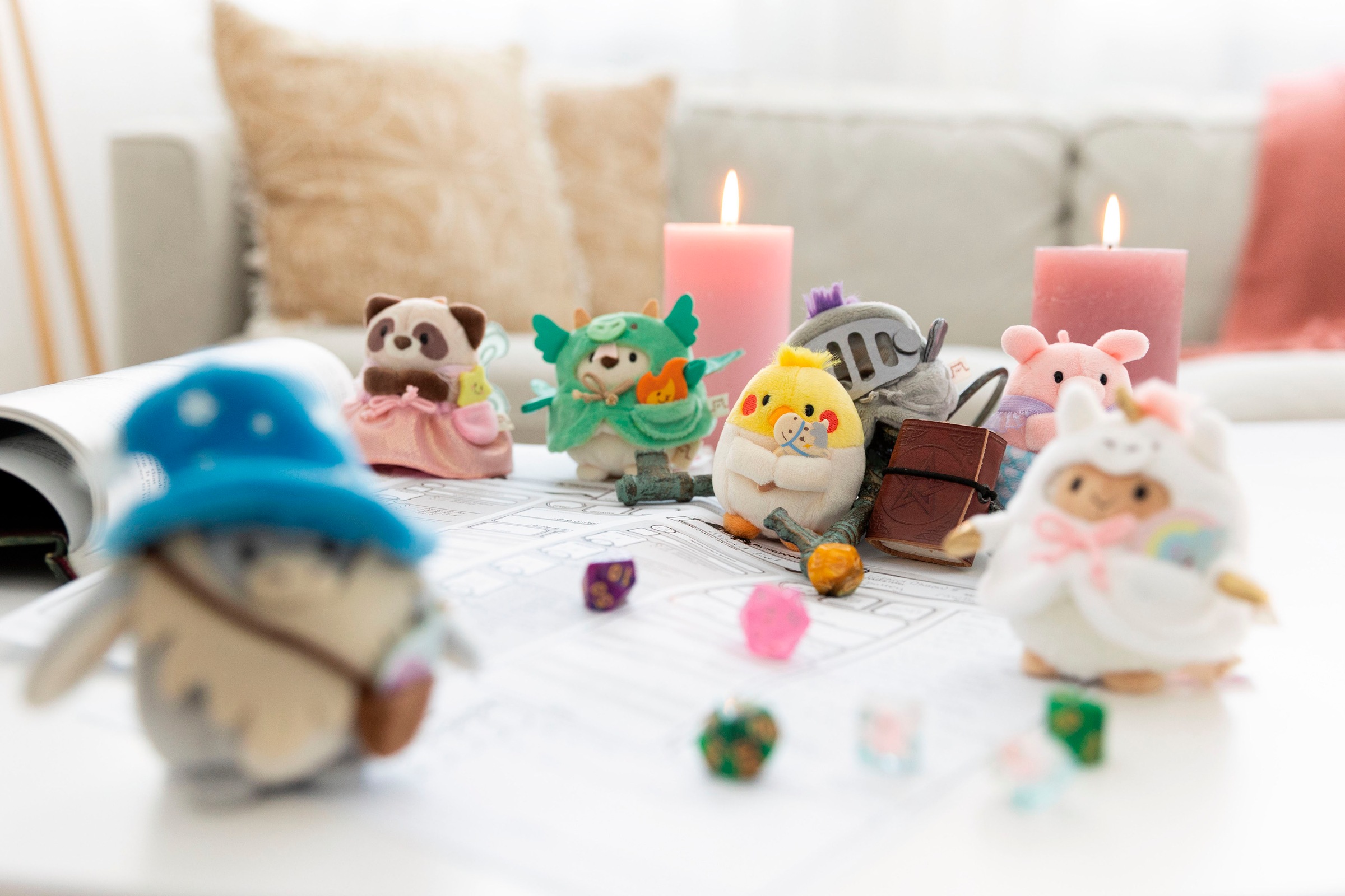 Nici Kuscheltier »mymochi, Eisbär Snono 8 cm mit Flamme und Drachenkostüm«, (Set), in Geschenkbox