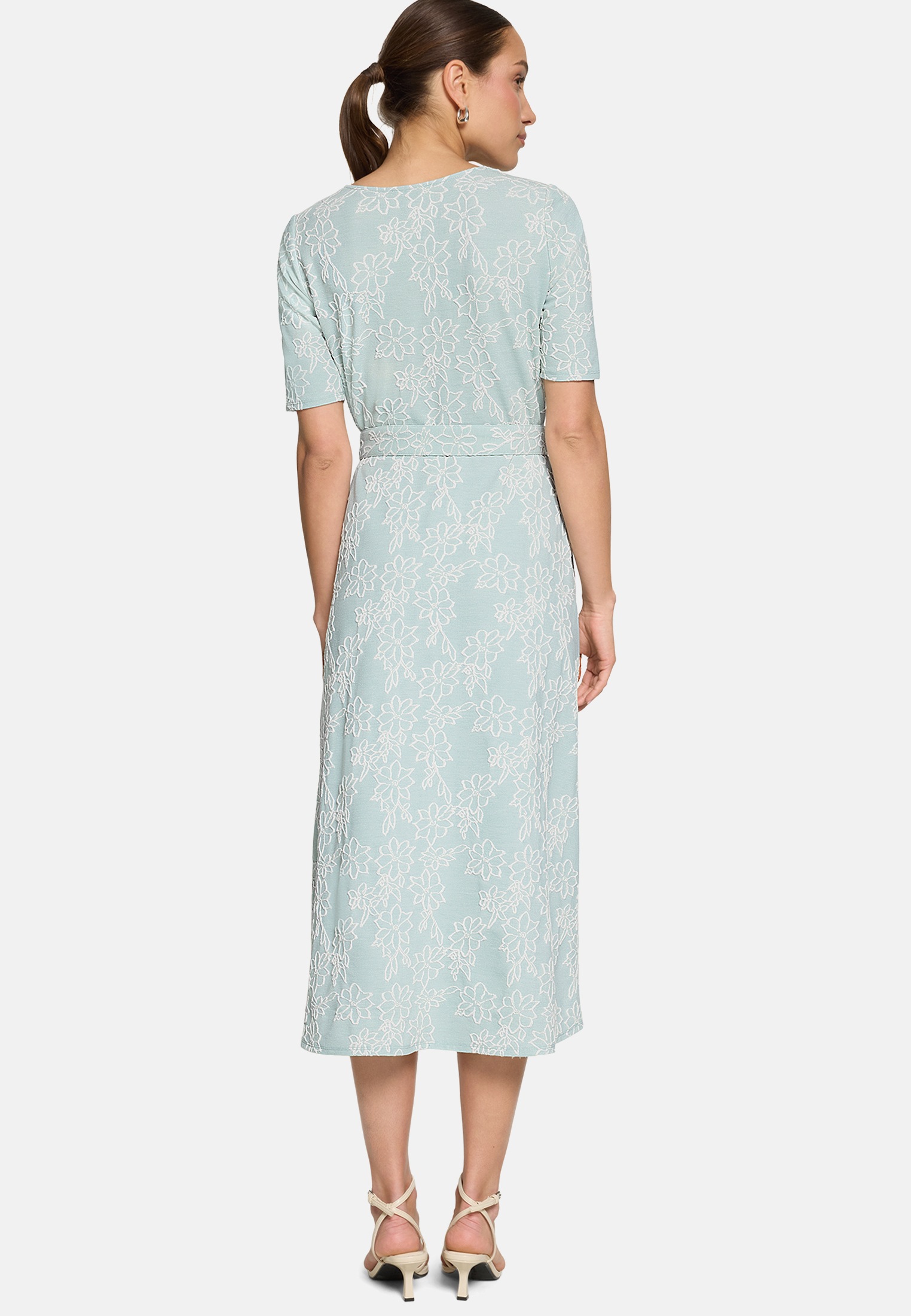 Zero Midikleid »Damen mit Gürtel« Ohne Tasche Material.