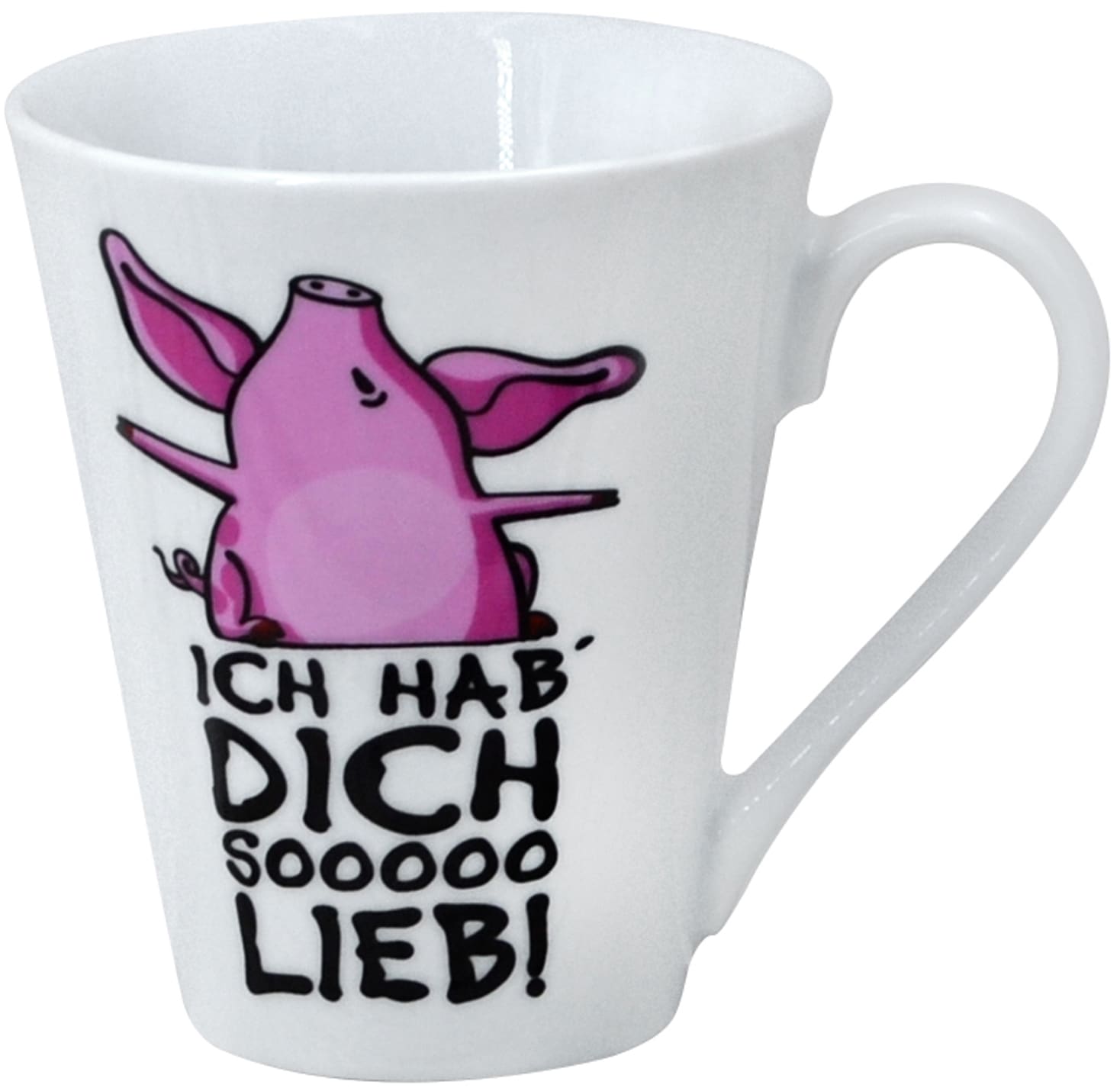 Thumbnail - Retsch Arzberg Becher "Tierisch", (Set, 4 tlg.), mit 4 Dekore-Sprüchen, 4-teilig