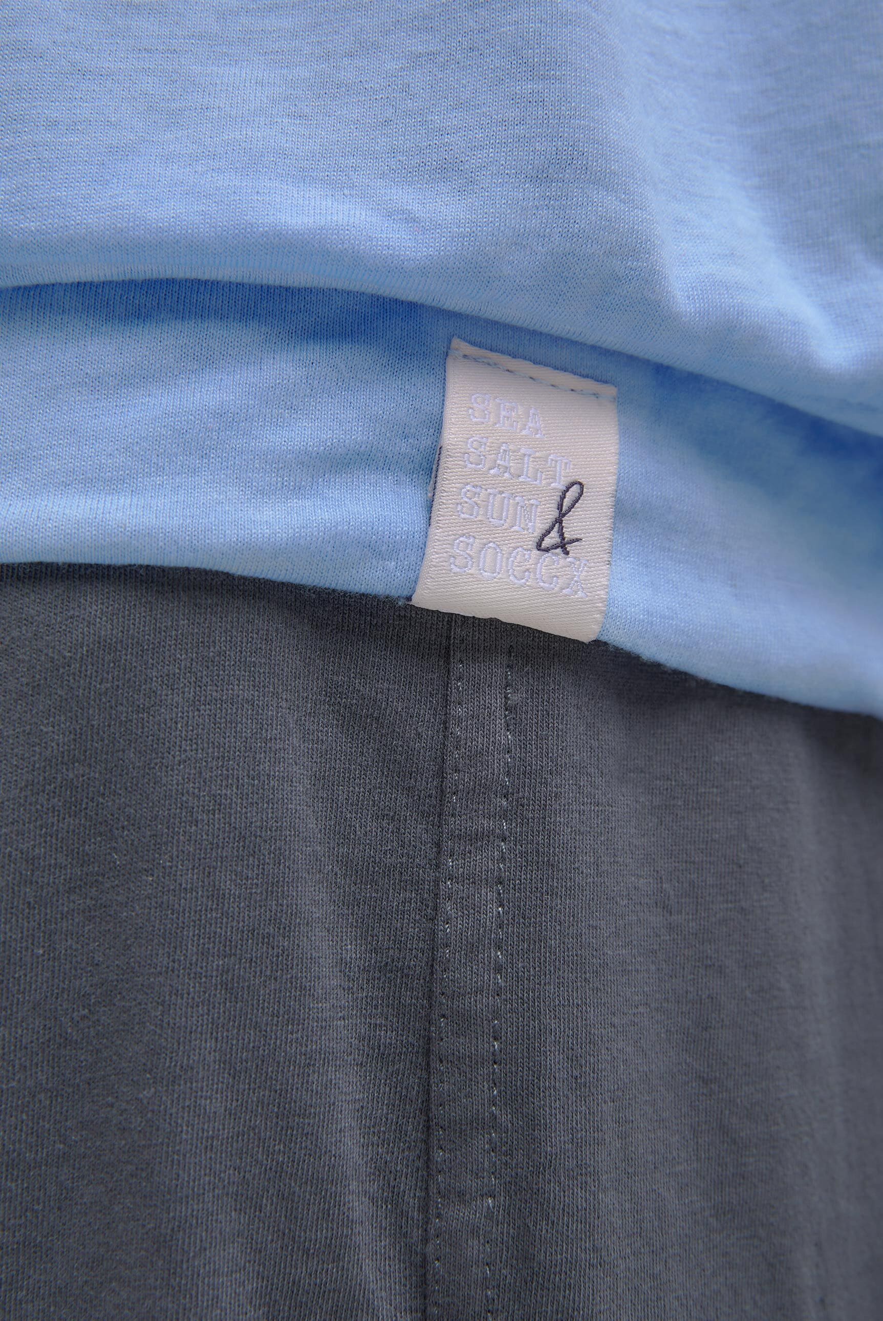 SOCCX Rundhalsshirt mit elastischem Saum