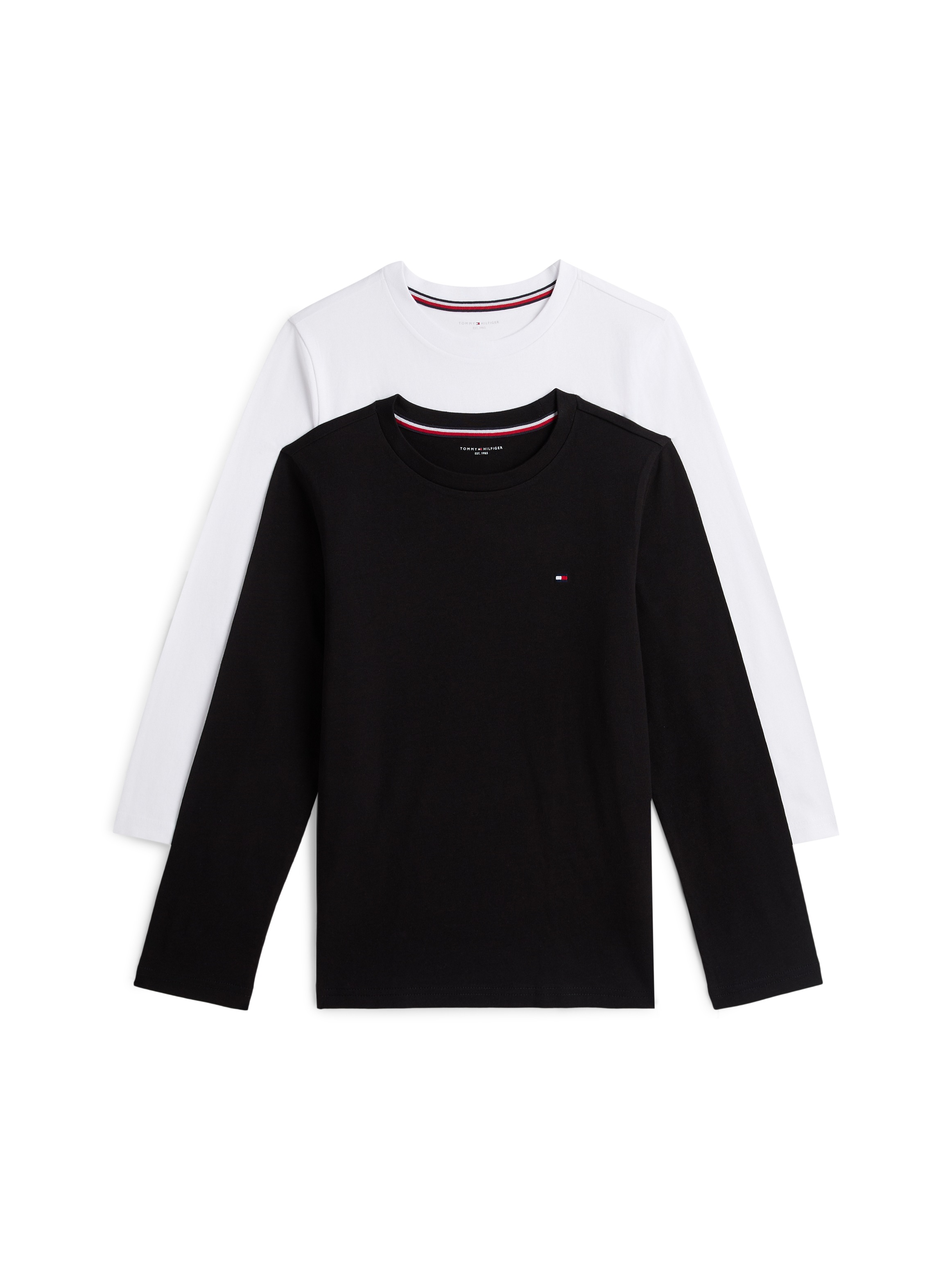 Tommy Hilfiger Underwear Langarmshirt »2P CN TEE LS« Packung, 2er-Pack, 2 mit Markenlabel