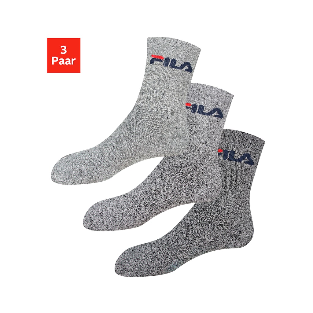 Fila Tennissocken, (3 Paar)