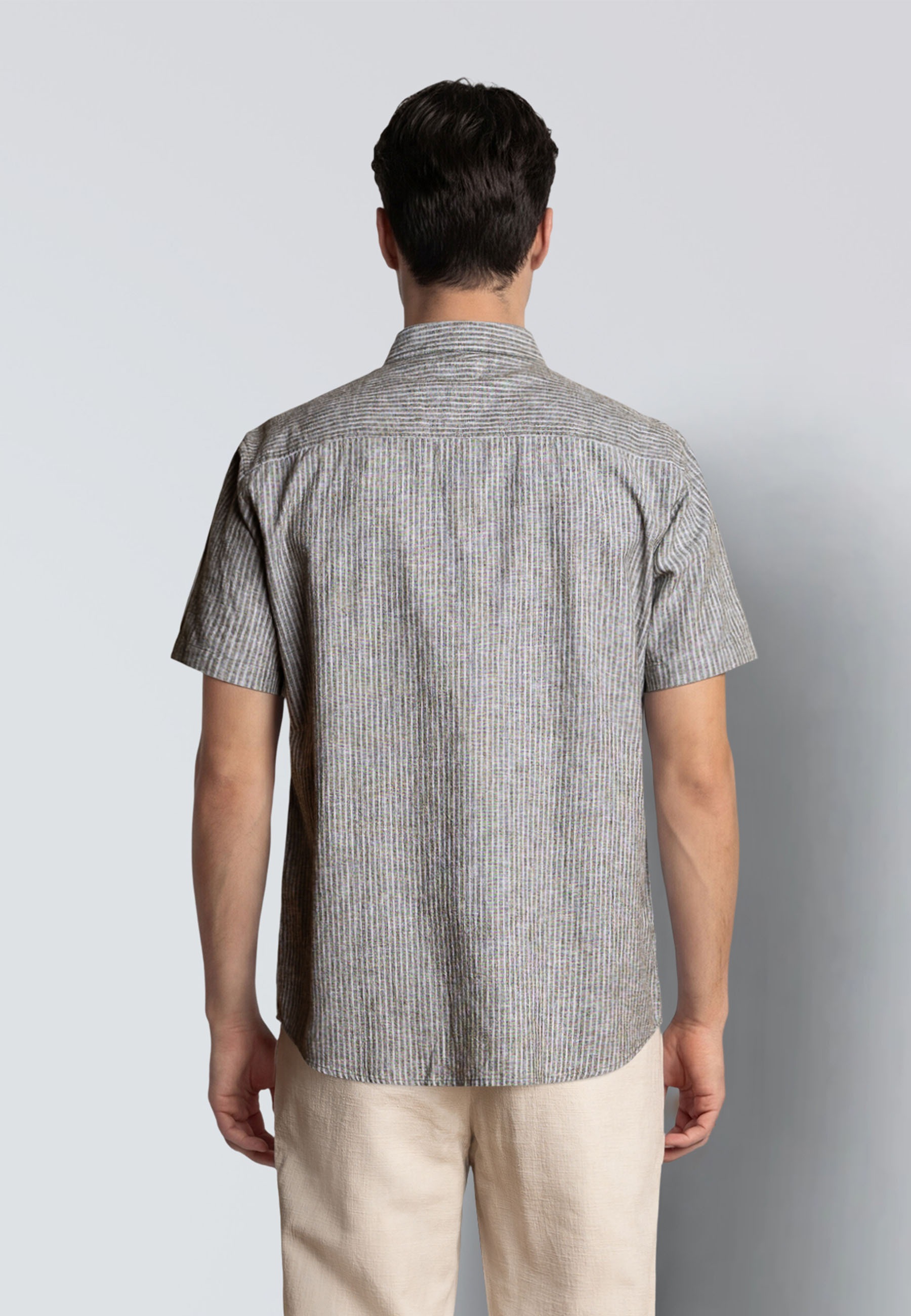 Clean Cut Copenhagen Langarmhemd »Clean Cut Copenhagen Luca Striped S/S Shirt« 1