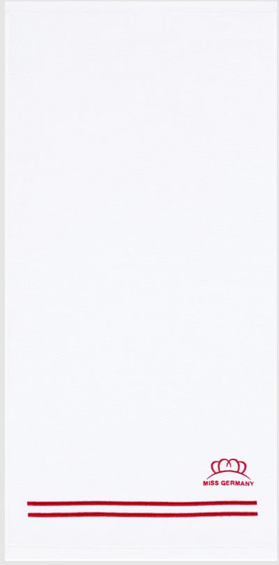 Miss Germany Badetuch "Miss Germany" mit Schriftzug günstig online kaufen