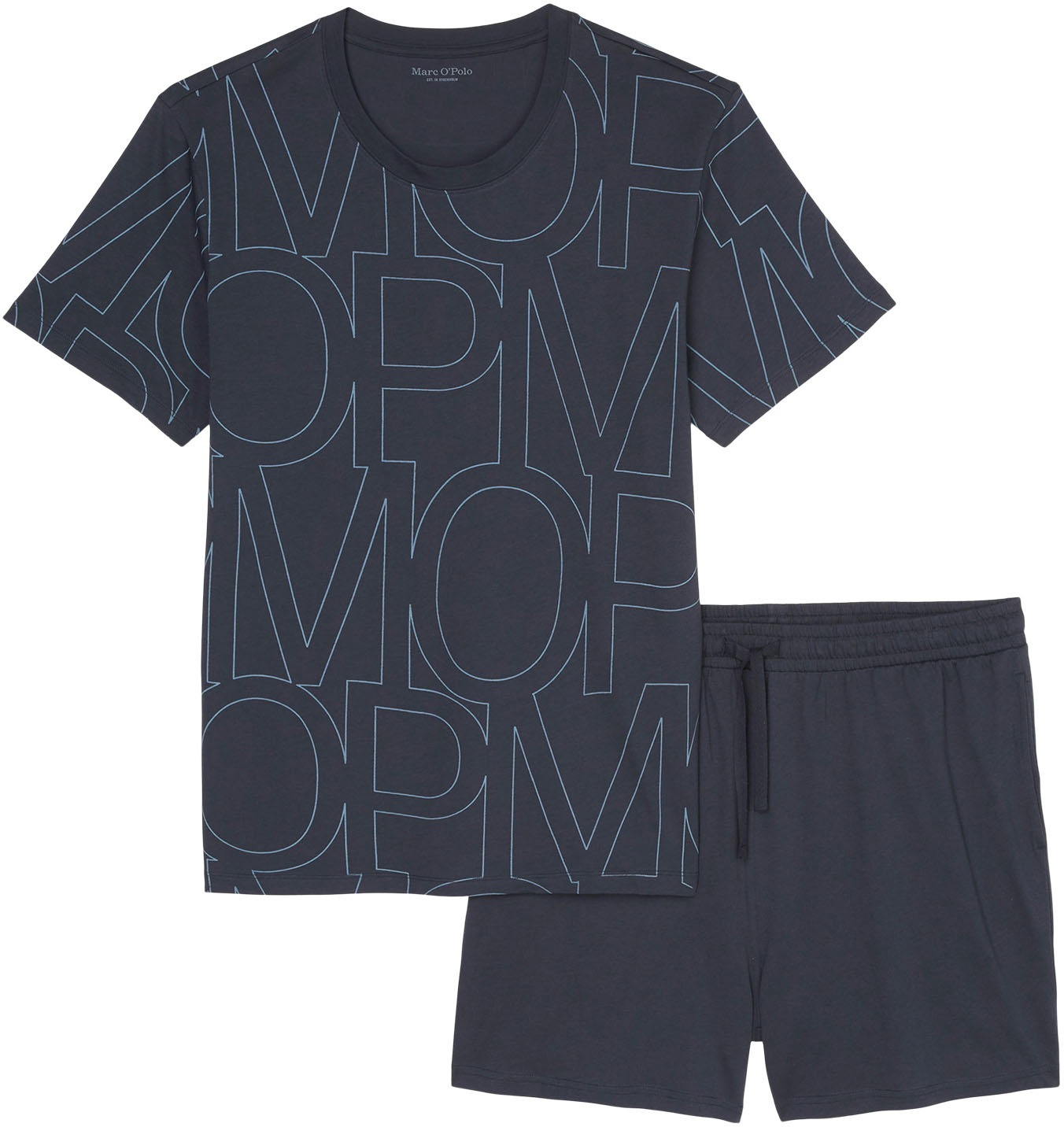 Marc OPolo Shorty "Mix & Match Cotton", 2 Stk. mit auffälligem Logo-Muster günstig online kaufen