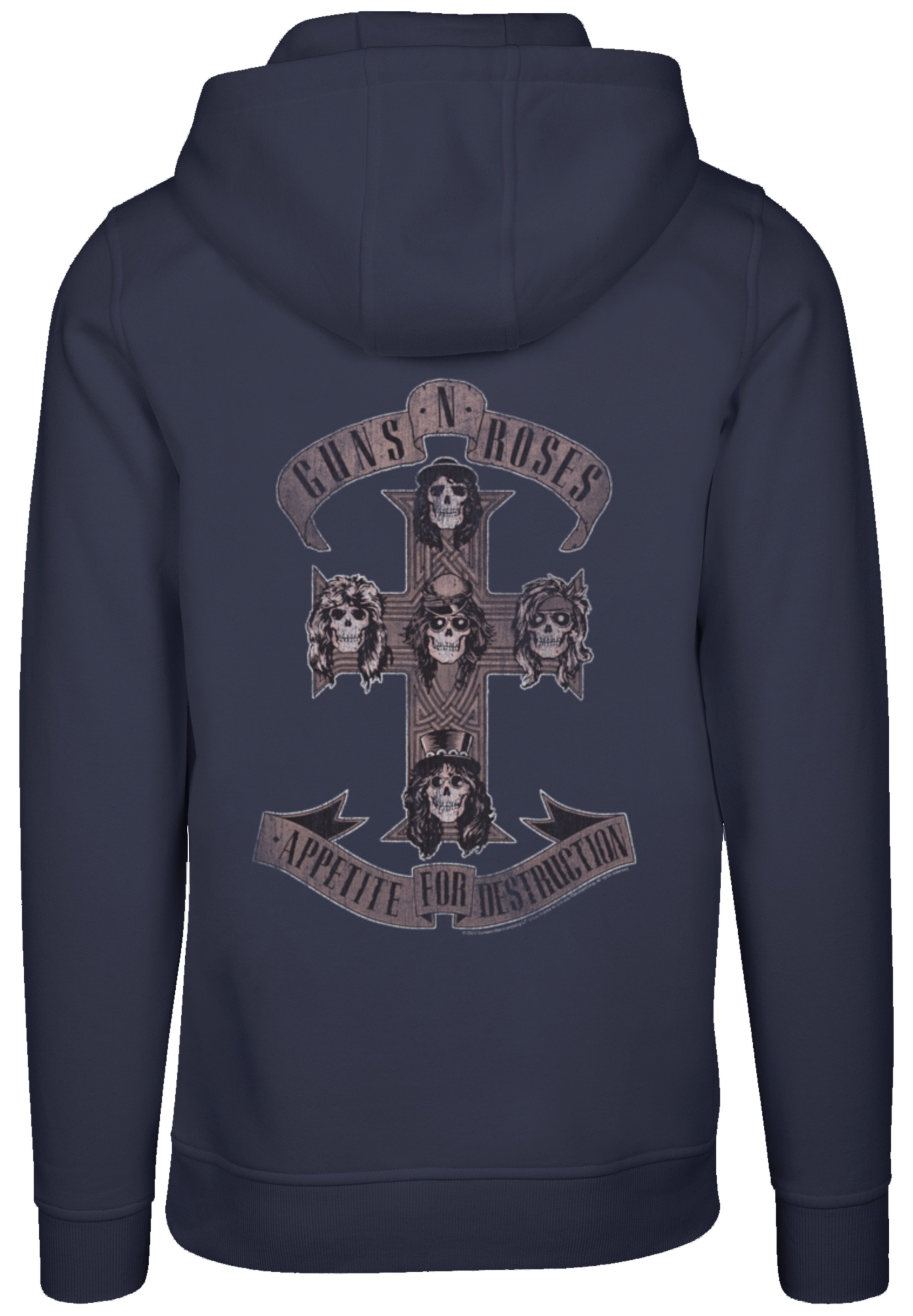 F4NT4STIC Kapuzenpullover »Guns 'n' Roses Appetite for Destruction Sepia«, Premium Qualität