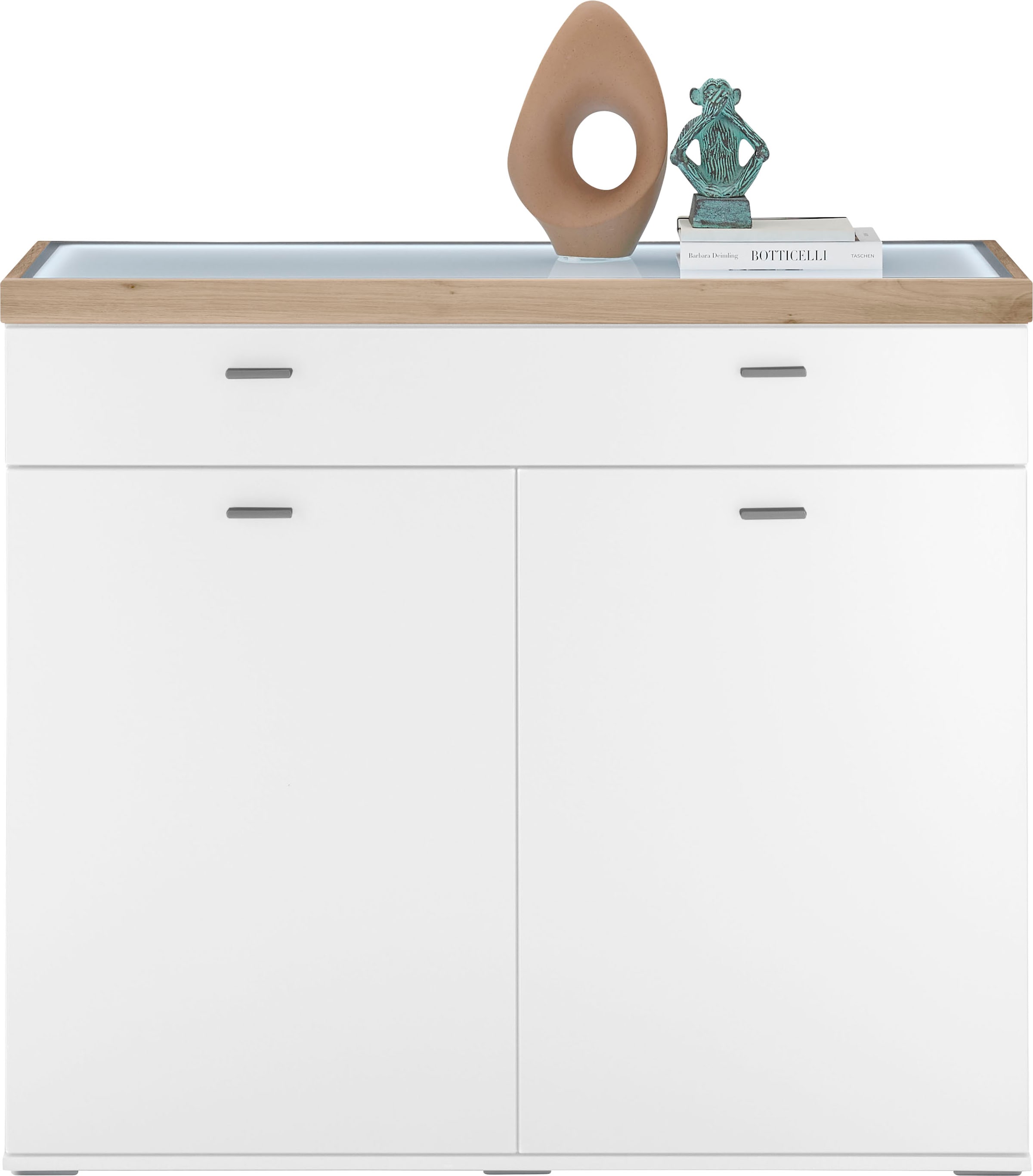 set one by Musterring Sideboard »Lancaster Dielen«, inklusive LED-Beleuchtung, mit einem Schubkasten, Breite 121 cm