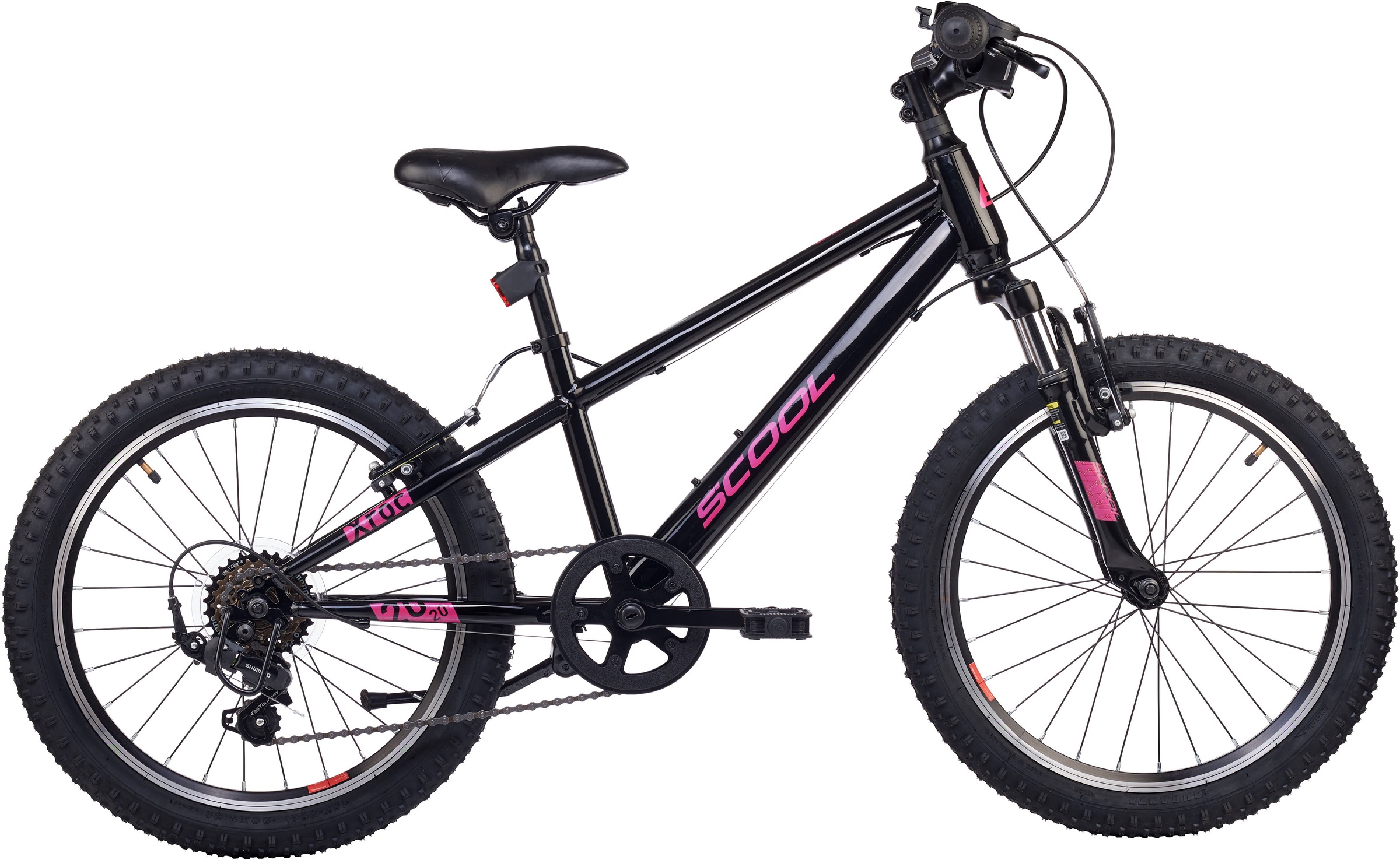 S’COOL Jugendfahrrad "SCOOL Xroc 20-K6 Oxid/Pink" 6 Gang Shimano Kettenschaltung