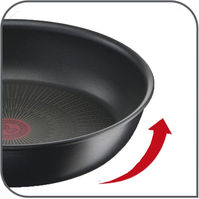 Tefal Pfannen-Set »C27890 Generous Cook«, Aluminium, (Set, 2 tlg.),  Antihaftversiegelung, Thermo-Signal, tief, alle Herdarten, Induktion kaufen  | BAUR