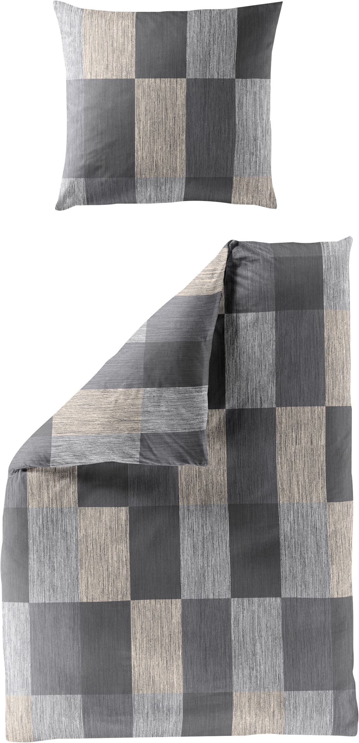 BIERBAUM Bettwäsche "Satin Bettwäsche 4142" 2 100 % Baumwolle, pflegeleicht, seidig glatt
