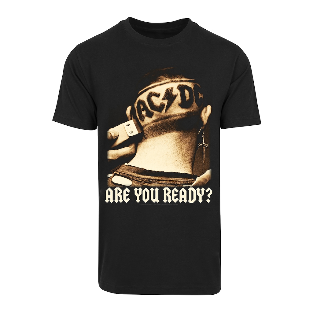 F4NT4STIC T-Shirt »ACDC Are You Ready Hair Shave für Kinder & Herren«