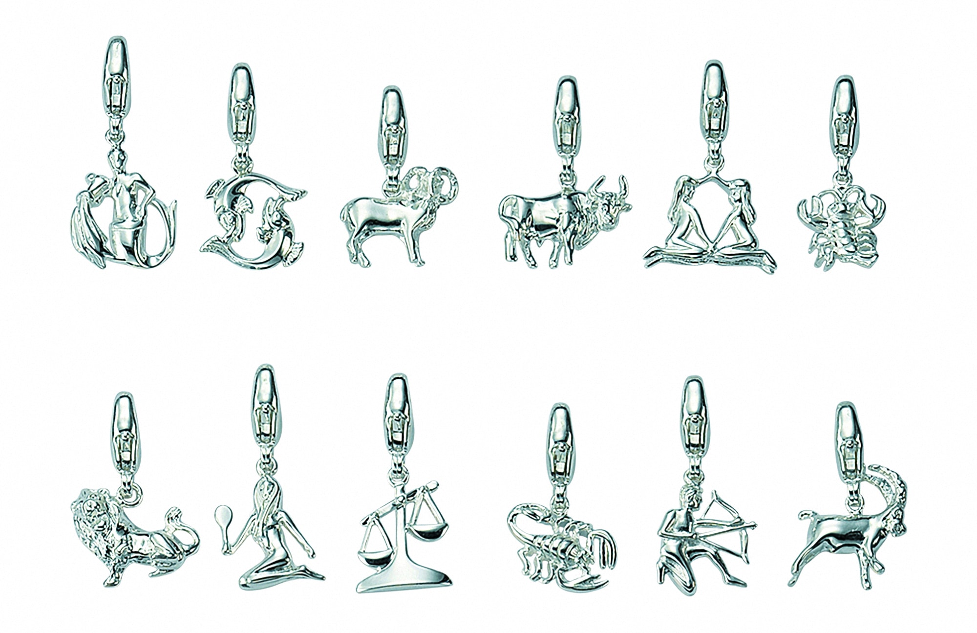 Adelia´s Kette ohne Anhänger »925 Charms Halskette - Set | Jungfrau«, BAUR Schmuckset kaufen Anhänger mit Silber