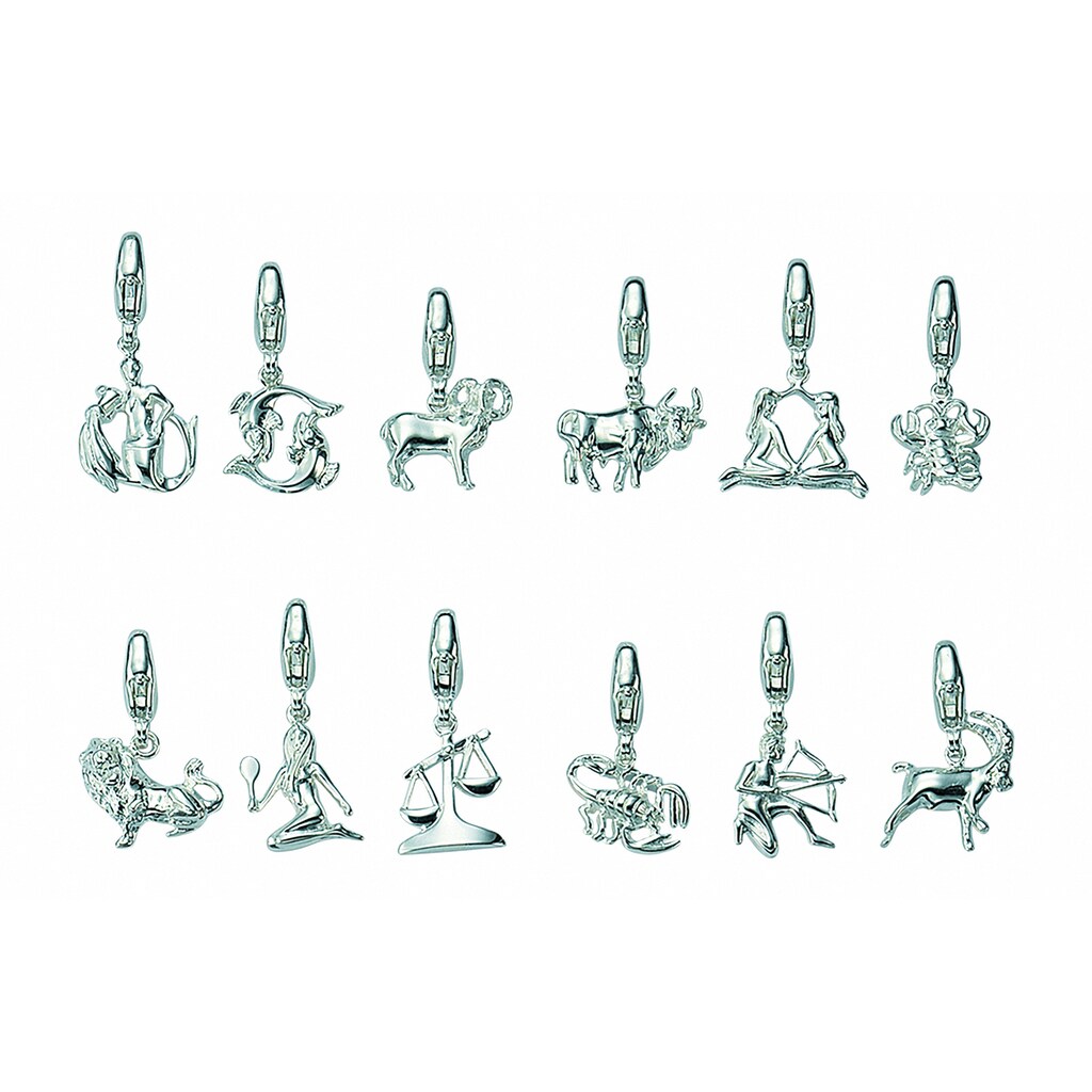 Adelia´s Charm-Einhänger »925 Silber Charms Anhänger Zwilling«