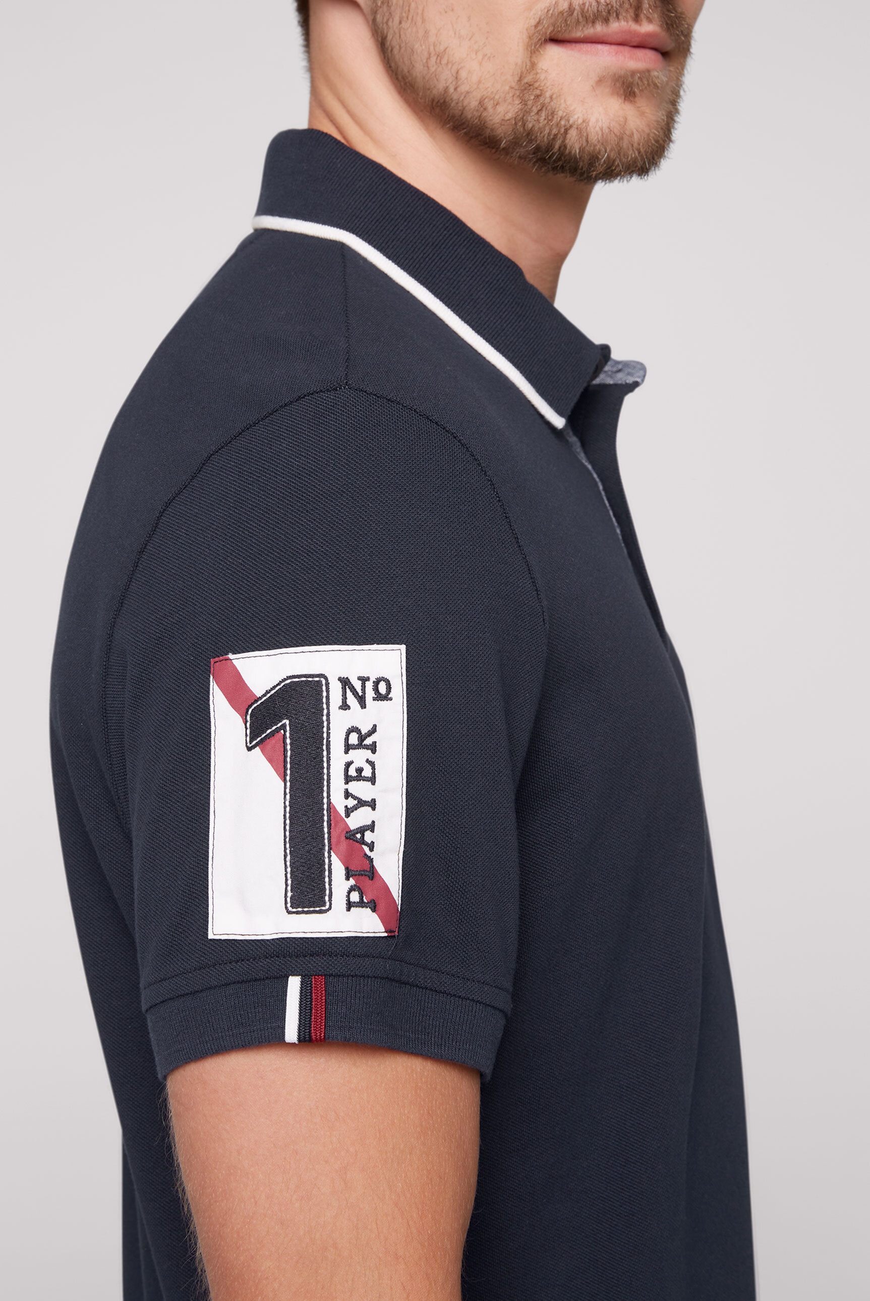 CAMP DAVID Poloshirt, aus Baumwolle