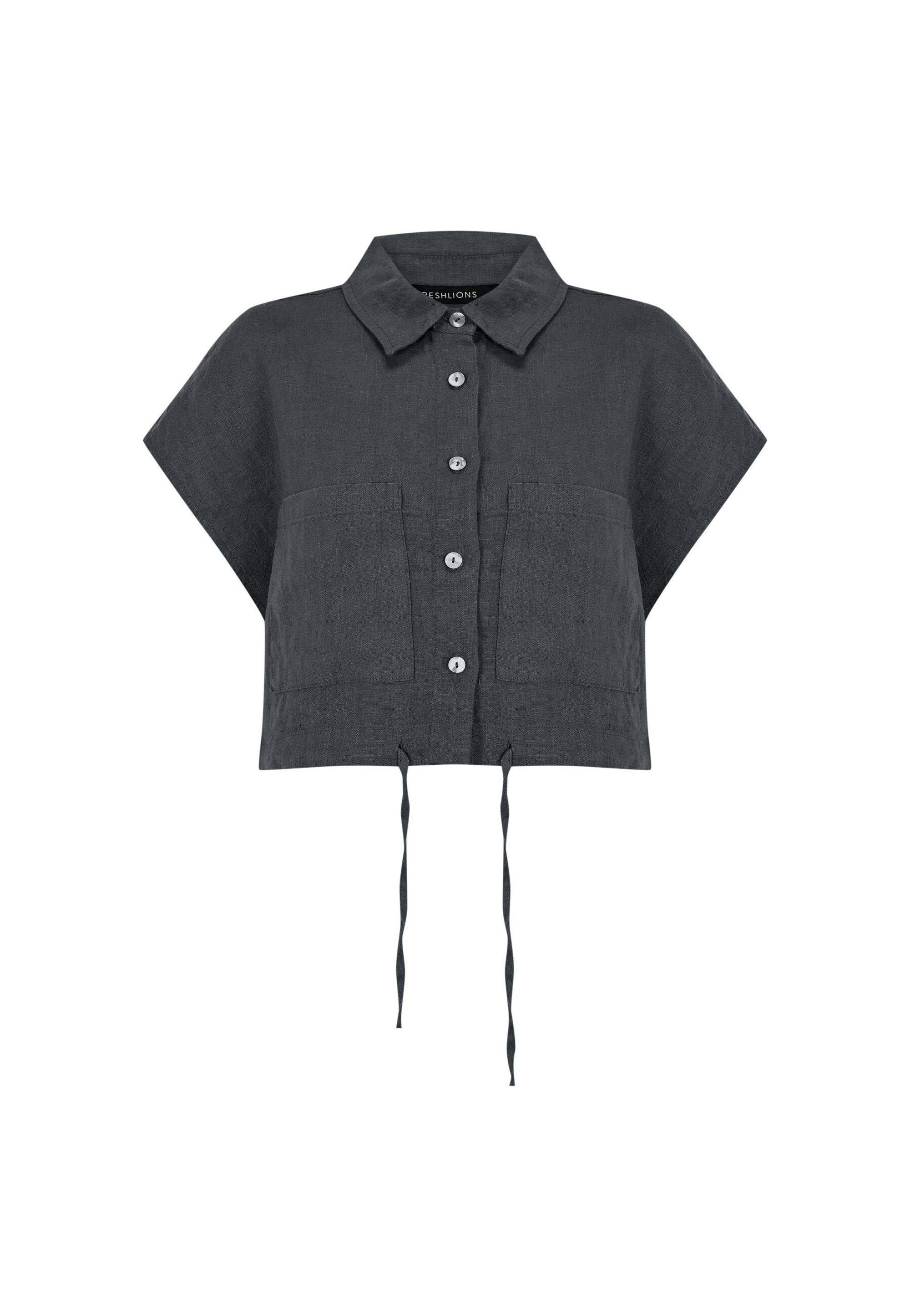 Thumbnail - freshlions Klassische Bluse "Savannah" 1 Stk. tlg. mit lockerer Passform