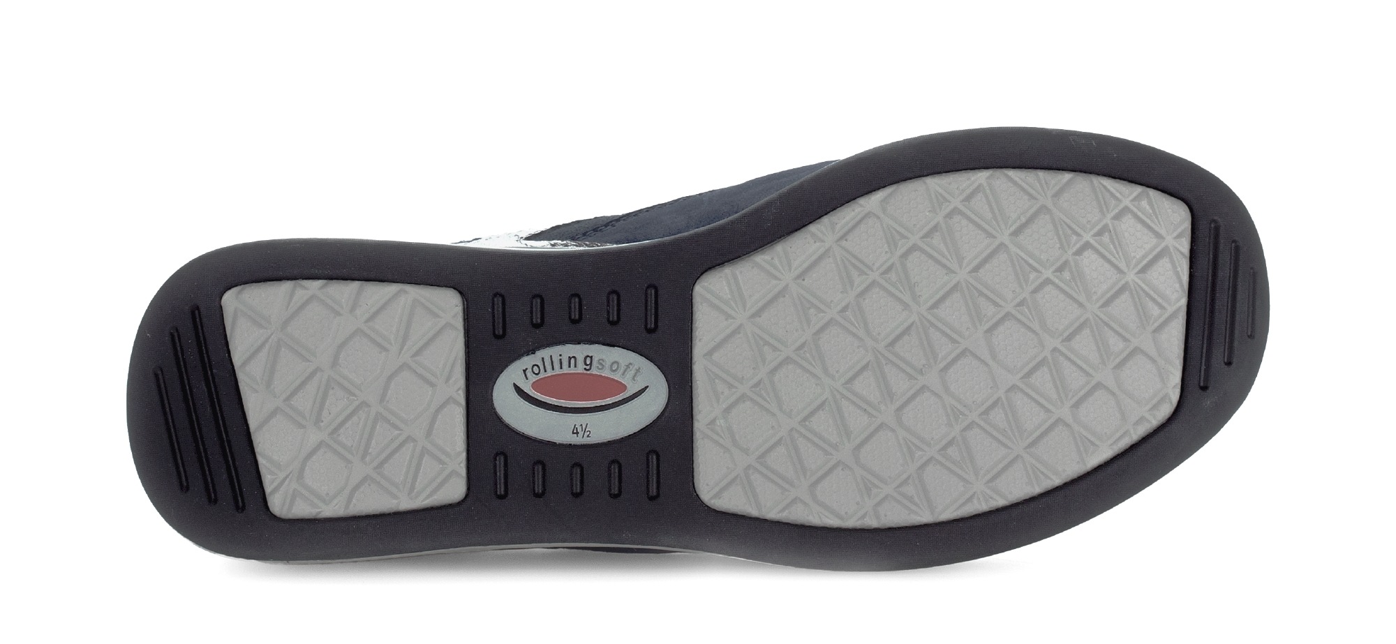 Gabor Rollingsoft Keilsneaker, Schnürschuh, Halbschuh, Freizeitschuh mit seitlichem Reißverschluss