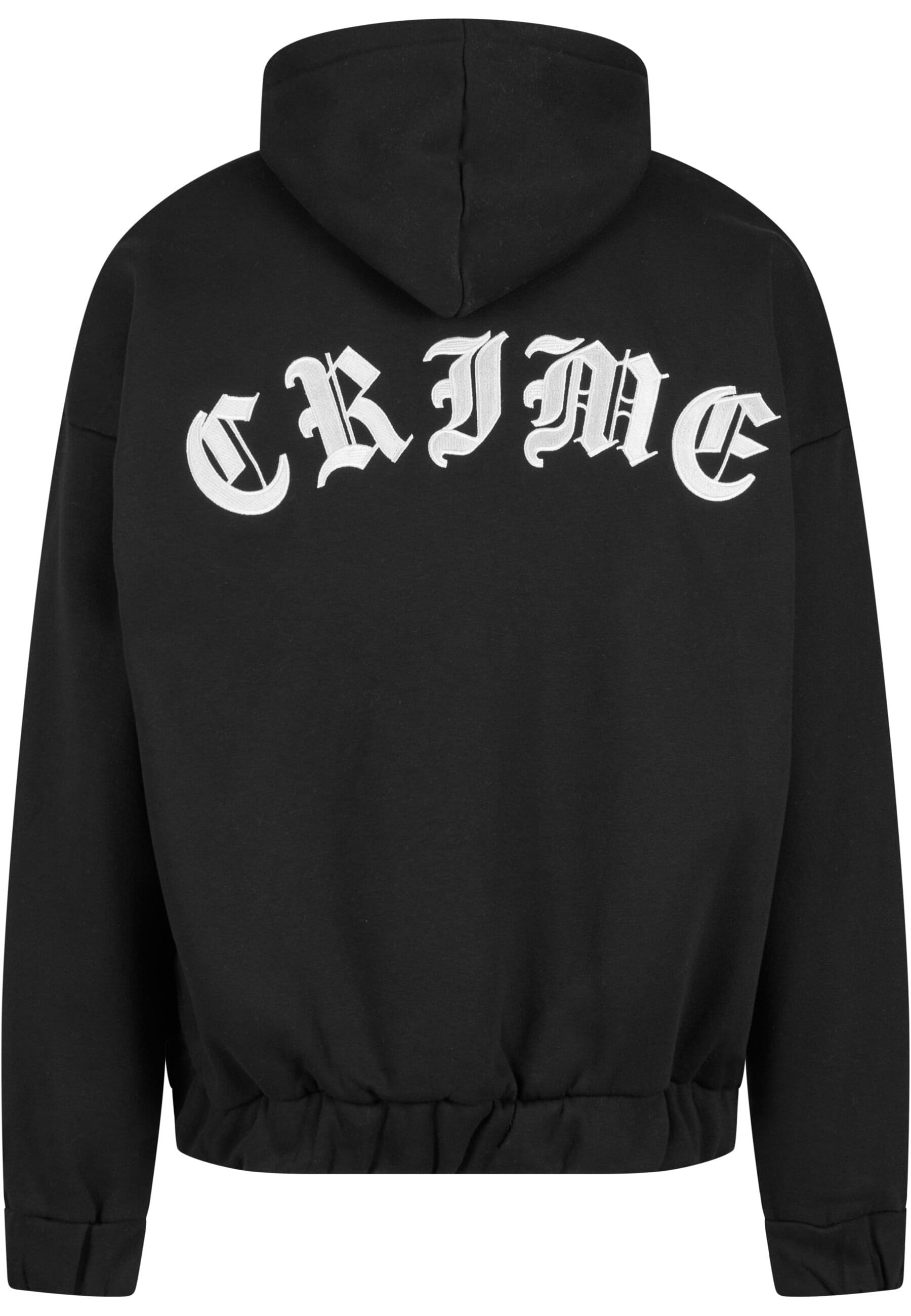 Dropsize Sweatjacke »Dropsize Herren Super Heavy Oversized Crime Zip Hoodie«
